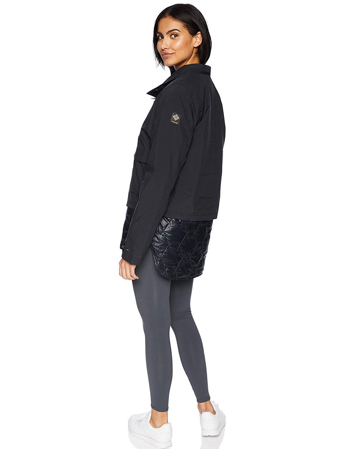 Columbia Women's Out and Back Interchange Jacket - Waterproof, Lightweight & Versatile 3-in-1 Winter Coat (Black, Medium) for Hiking, Skiing & Outdoor Adventures