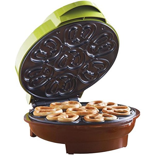Mini Pretzel Maker for Home Baking - Easy & Quick Soft Pretzel Machine for Kids & Adults - Perfect for Snacks, Parties & Family Fun