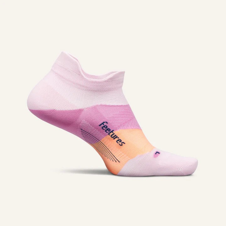 Elite Ultra Light Cushion No Show Socks for Women - Breathable Invisible Liner Socks (Pink Blitz) - Perfect for Running, Sneakers & Everyday Comfort