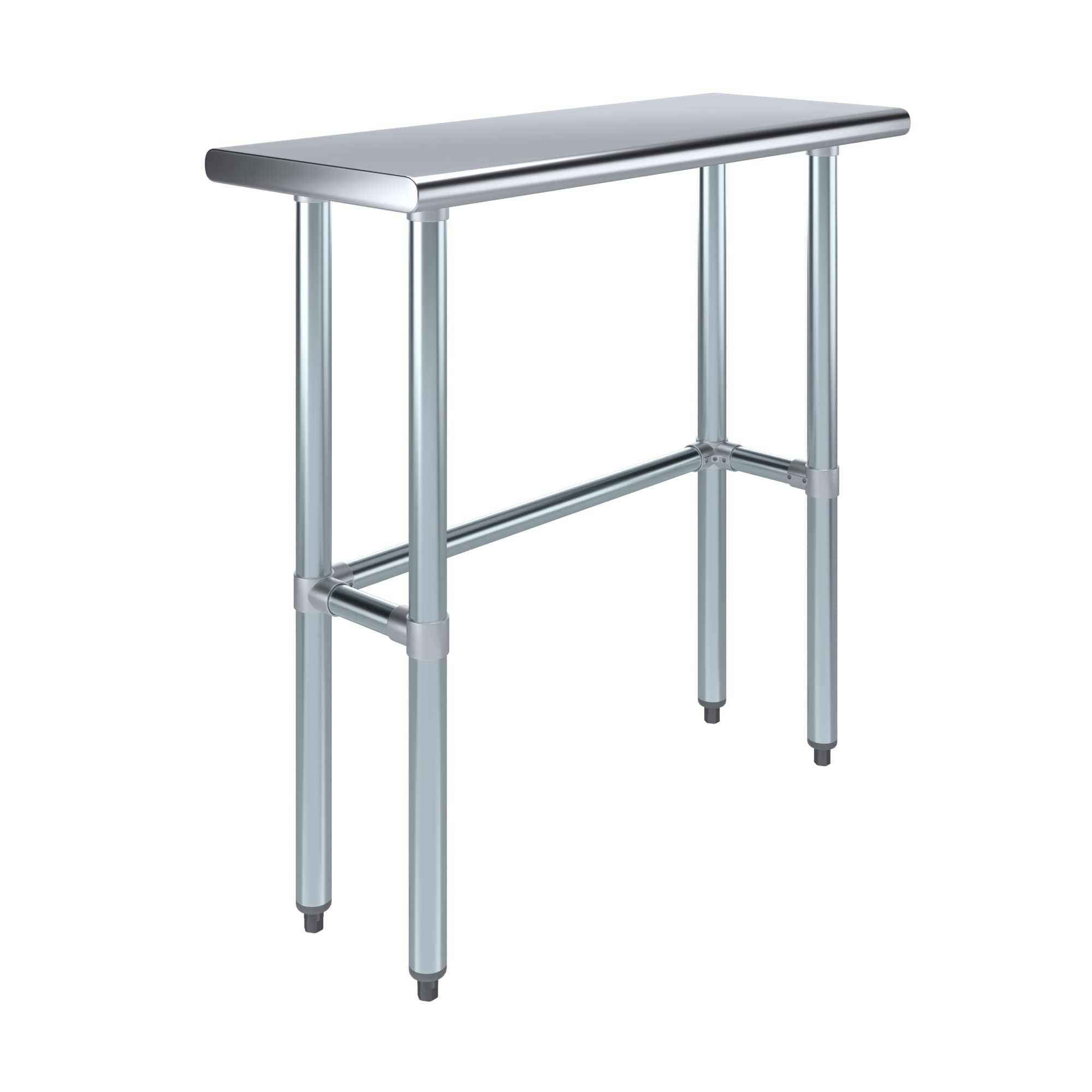 AmGood Stainless Steel Work Table with Open Base - 36