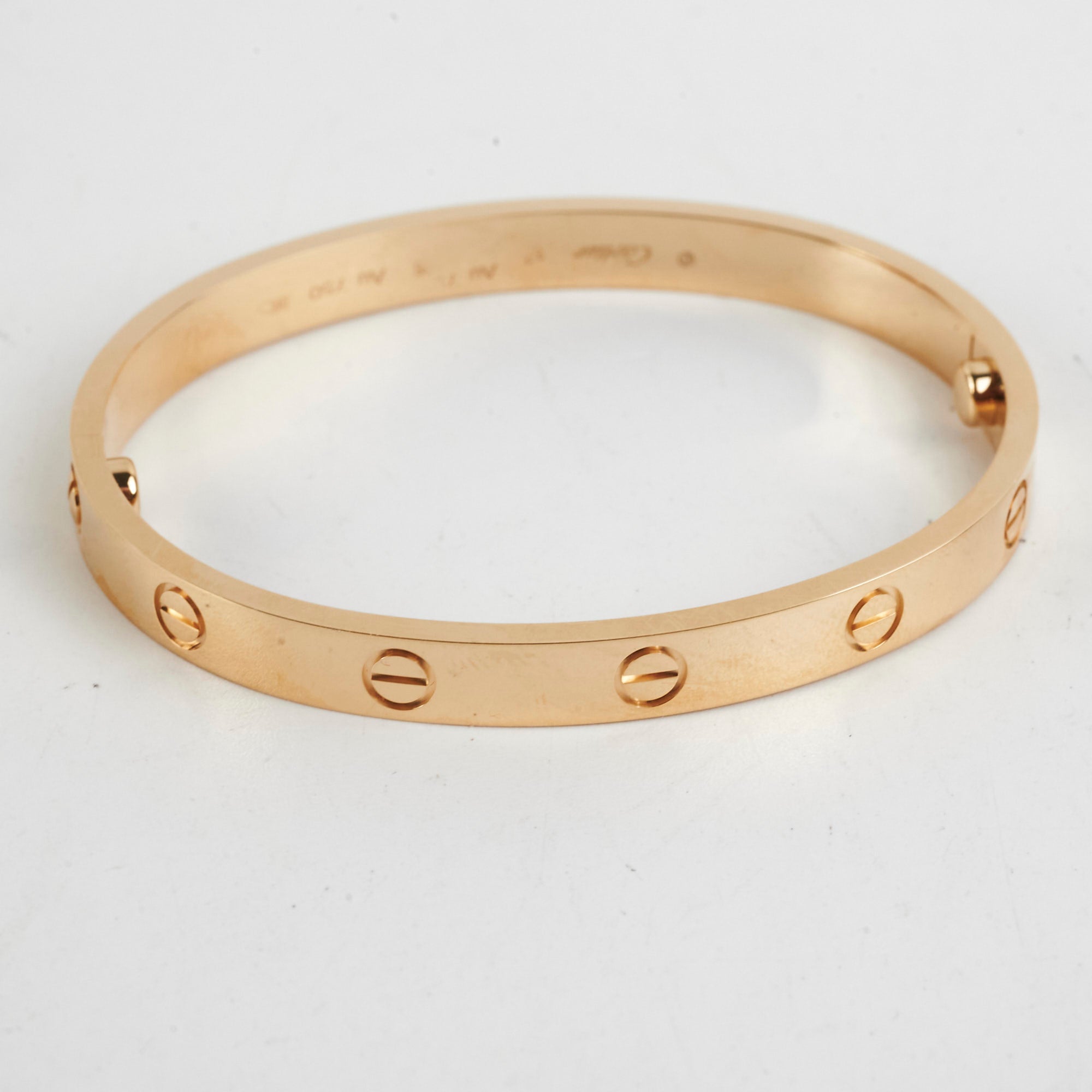 Cartier Love Bracelet 17 Size in 18K Yellow Gold - Luxury Jewelry Gift for Women, Anniversary & Valentine's Day Present