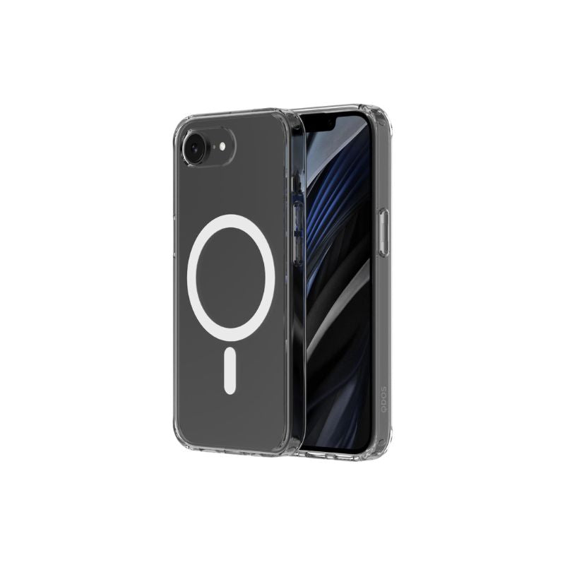 QDOS Hybrid Clear MagSafe Compatible Case for iPhone 16 - Slim Protective Cover with Anti-Yellowing Technology | Perfect for Everyday Use, Work & Travel