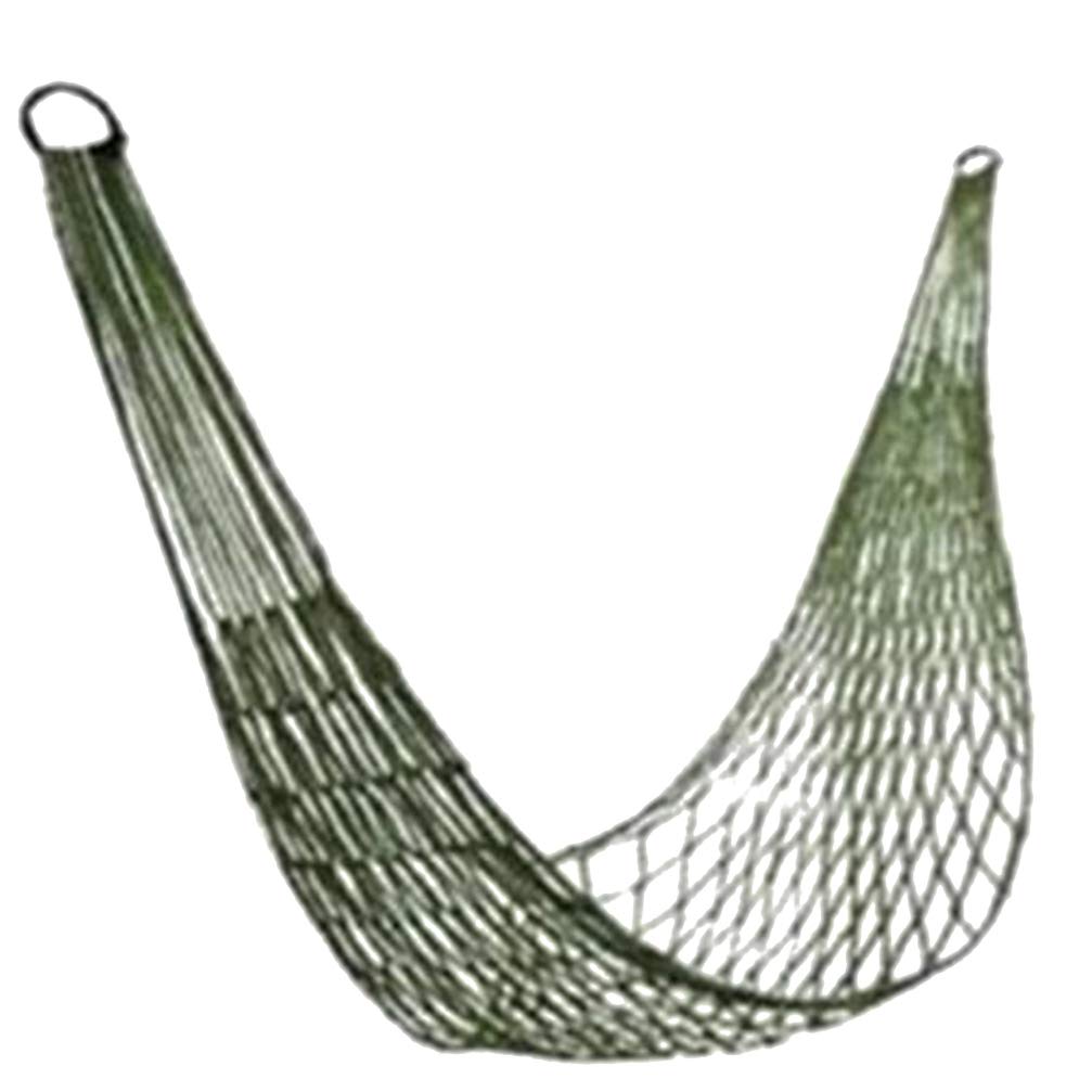 **BESPORTBLE 1PC Nylon Mesh Hammock - Portable Hanging Rope Swing Chair for Indoor & Outdoor Use, Camping, Travel, and Relaxation**