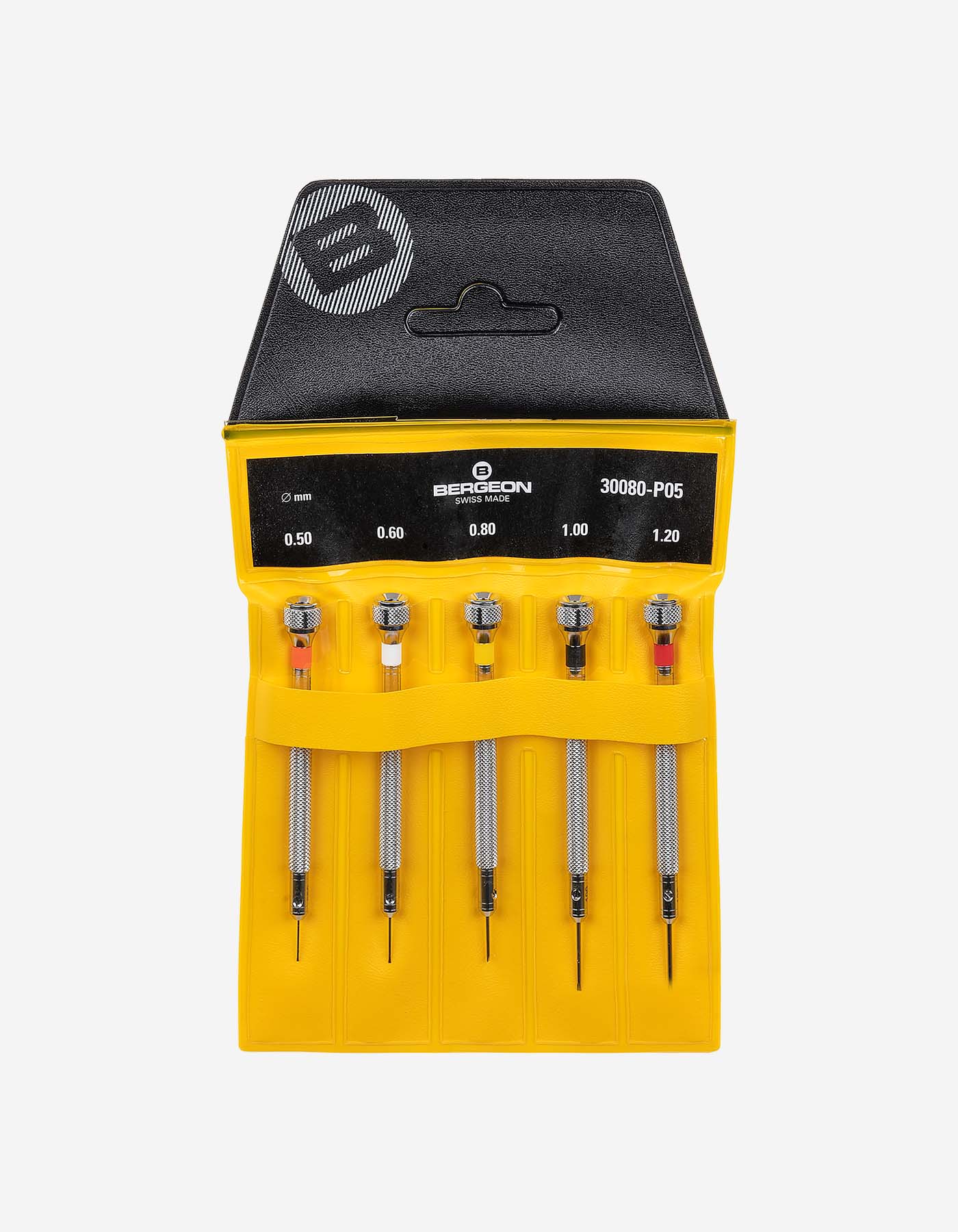 Bergeon 30080 P05 Precision Screwdriver Set - Professional Watch Repair Kit for Jewelers & DIY Watchmakers - Perfect for Eyeglasses, Watches & Electronics Repair