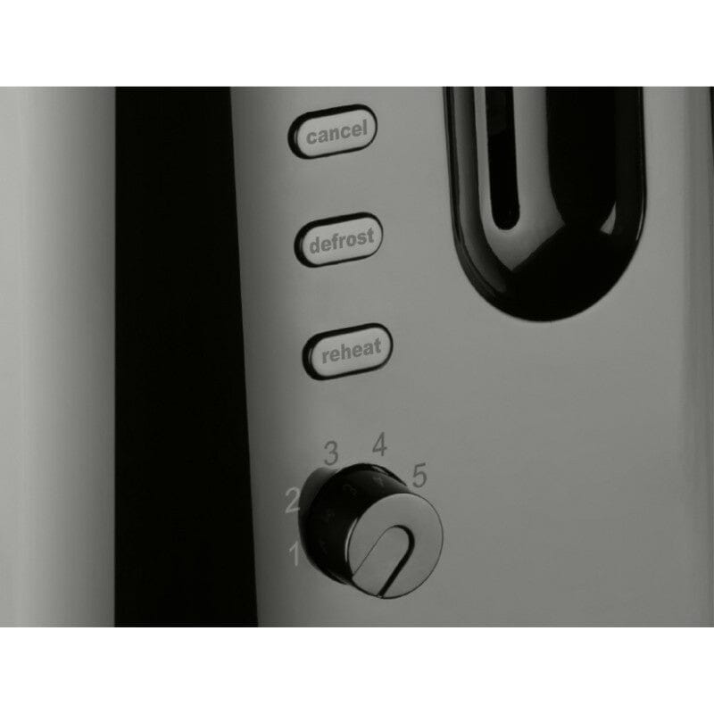 Cornell 2-Slice Pop Up Toaster - CTEDC2000WH (White) & CTEDC2000BK (Black) - Perfect for Breakfast, Dorm Rooms & Small Kitchens