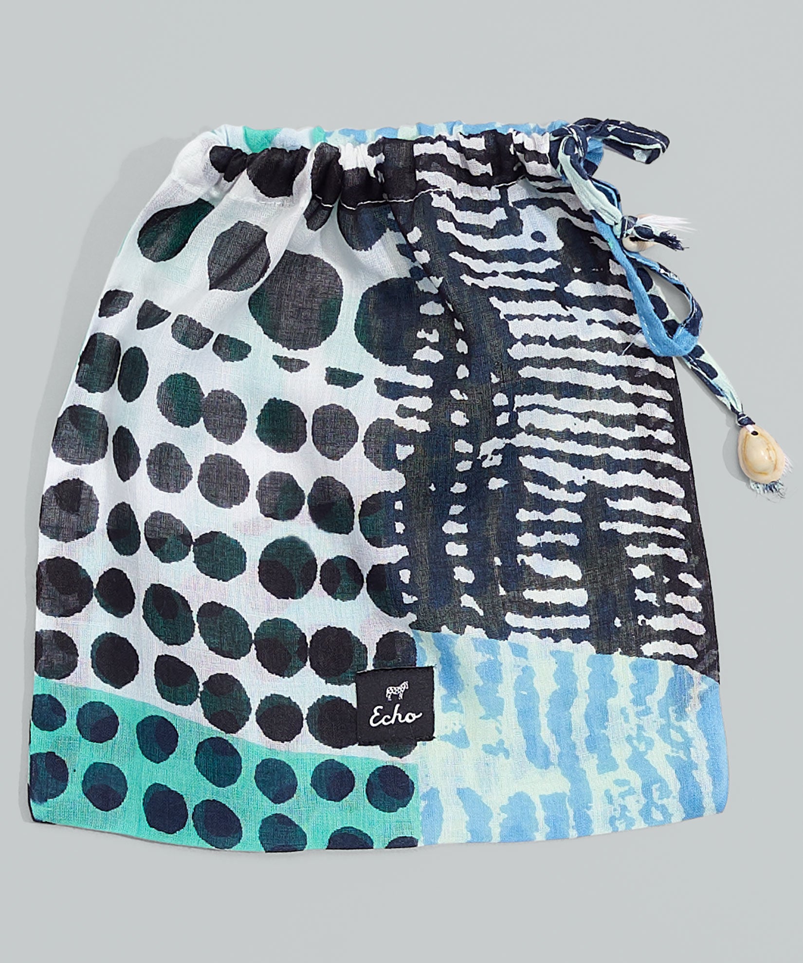 Stylish Patchwork Sarong Wrap - Boho Beach Cover-Up, Summer Skirt & Scarf - Perfect for Vacations, Poolside & Festivals