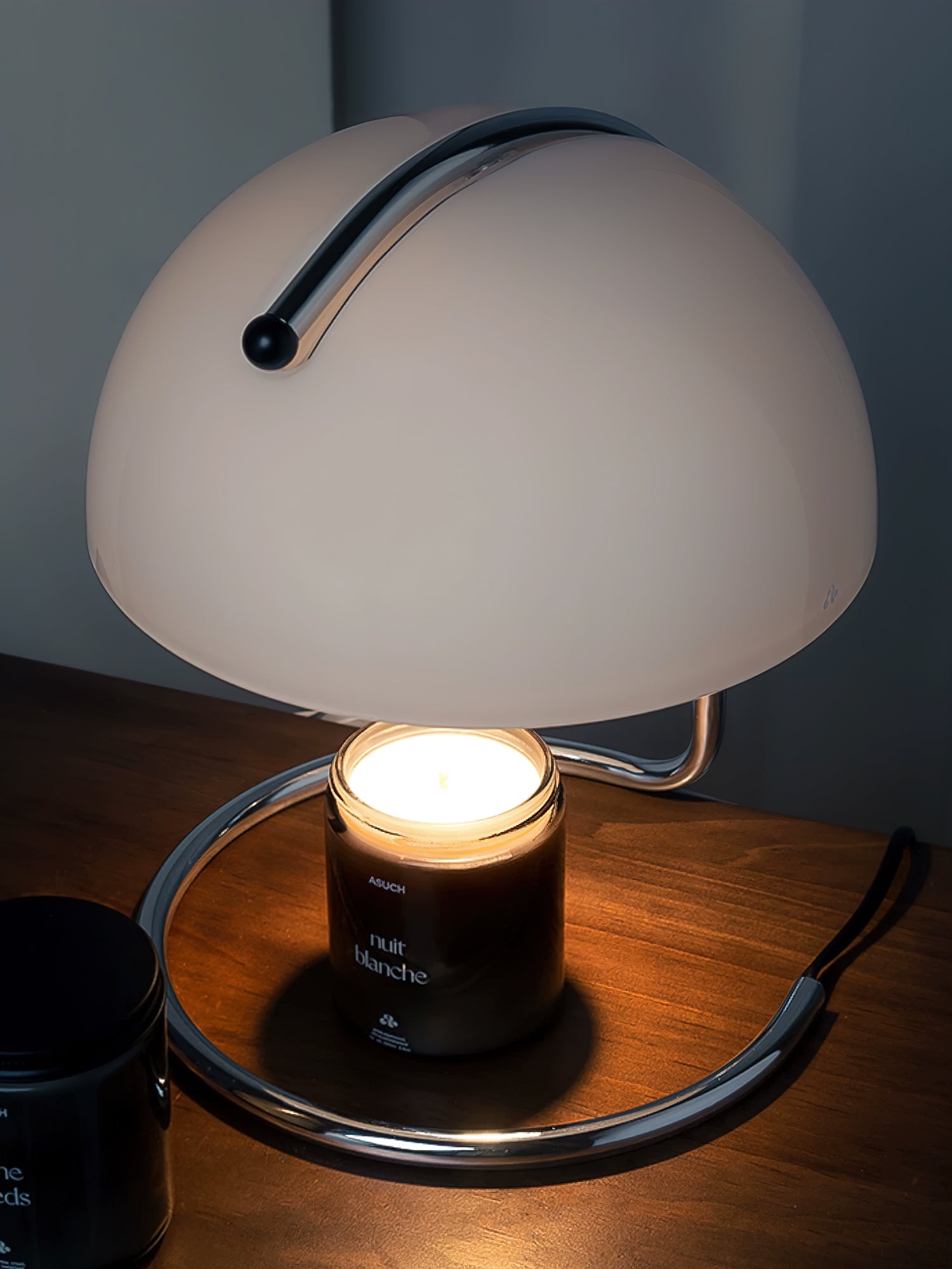 Pierre Table Lamp - Modern LED Nightstand Lamp with USB Port & Touch Control, Perfect for Bedroom, Living Room, and Office Decor (Black)