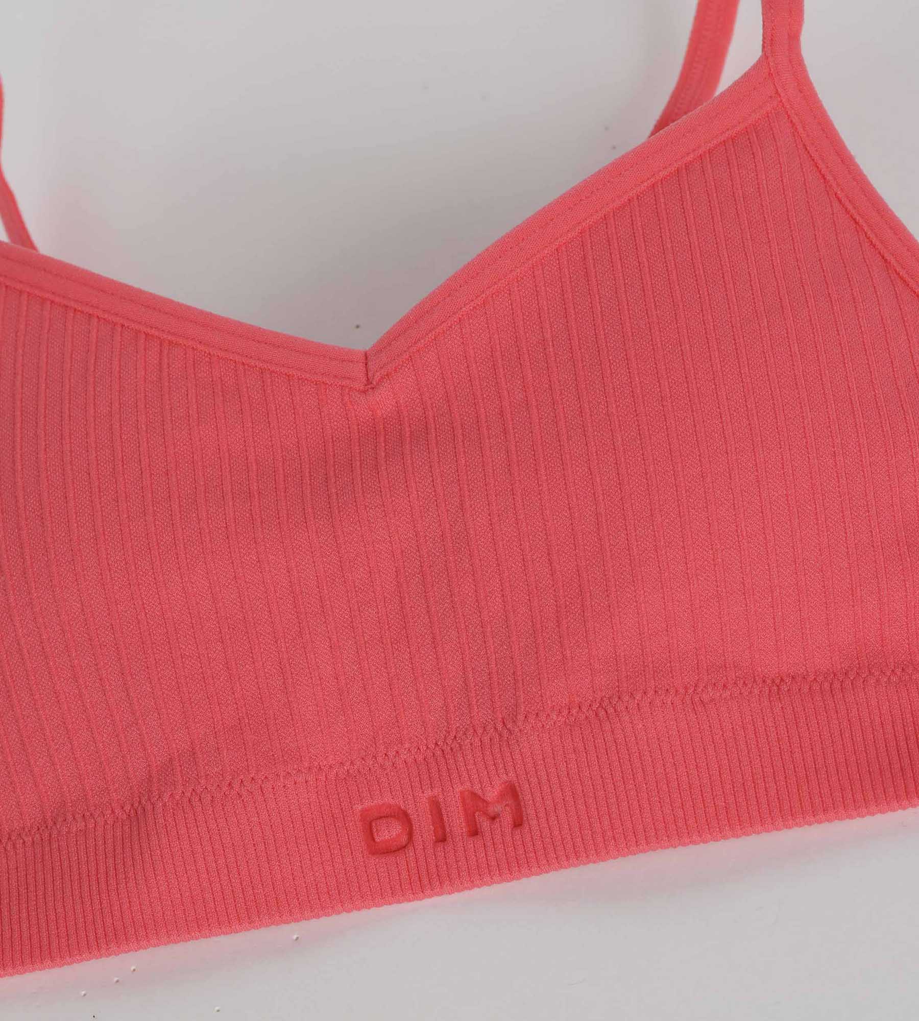 Seamless Girls Bra with Removable Foam Pads - Soft Microfiber Comfort - Perfect for School, Sports, and Everyday Wear (Rose Dim)