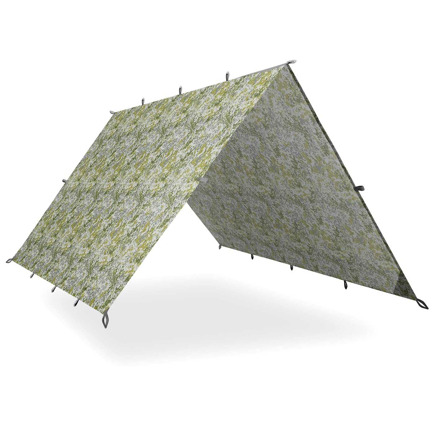 **AQUAQUEST Safari Waterproof Camping Tarp - Lightweight Sun Shade & Rain Fly for Hiking, Backpacking, Hammock - Perfect for Outdoor Adventures, Picnics & Beach Trips**