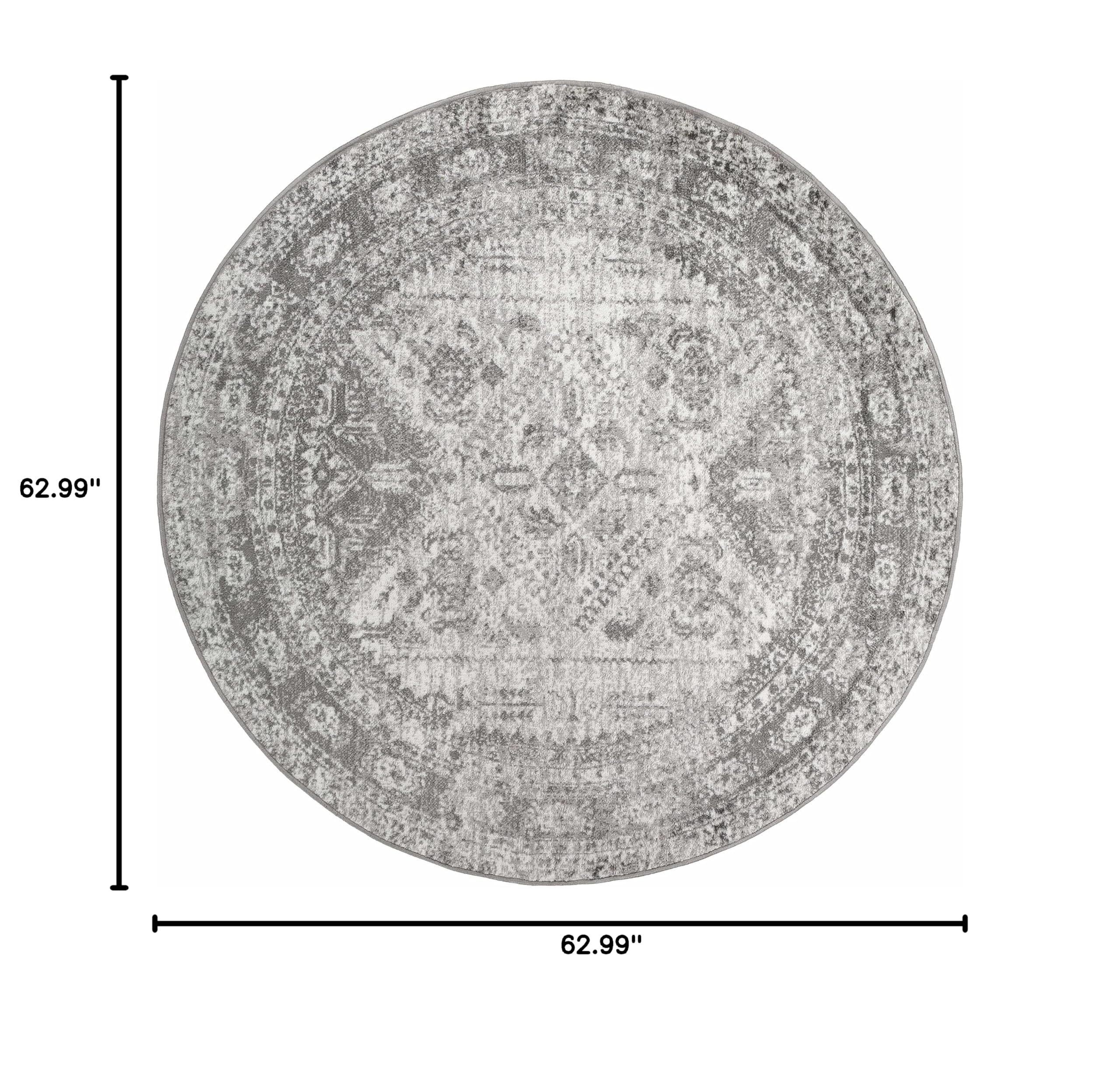 Bohemian Medallion Area Rug - 5'3