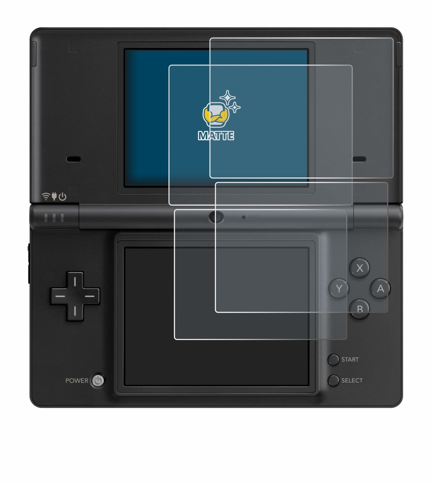 Anti-Glare Screen Protector for Nintendo DSi (2-Pack) - Matte Display Film with Anti-Reflective & Anti-Fingerprint Coating | Perfect for Gaming, Travel & Everyday Protection