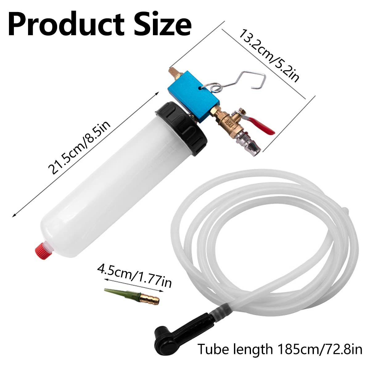 Universal Auto Brake Fluid Extractor & Bleeder Kit - Professional Oil Change Tool for Car, Truck & Engineering Vehicles | Drain & Replace Brake Fluid Easily | Perfect for DIY Mechanics & Auto Shops
