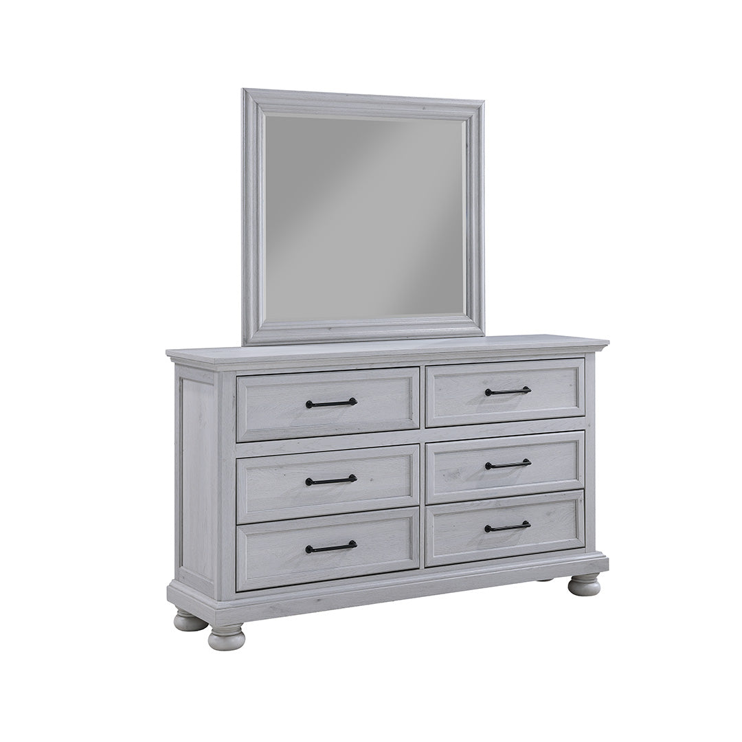 Blackwater Falls Dresser - Elegant Wooden Dresser with 6 Drawers for Bedroom Storage & Organization | Perfect for Master Bedroom, Guest Room & Closet Organization