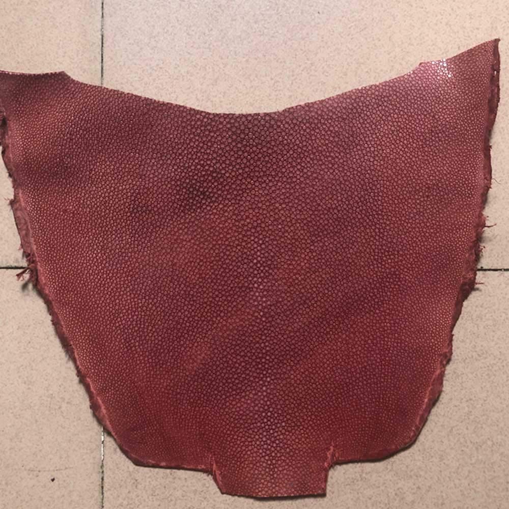 ZenBladesClub Genuine Stingray Skin Leather for DIY Crafting - Natural Ray Fish Hide Handle Material for Knives, Swords & Luxury Accessories