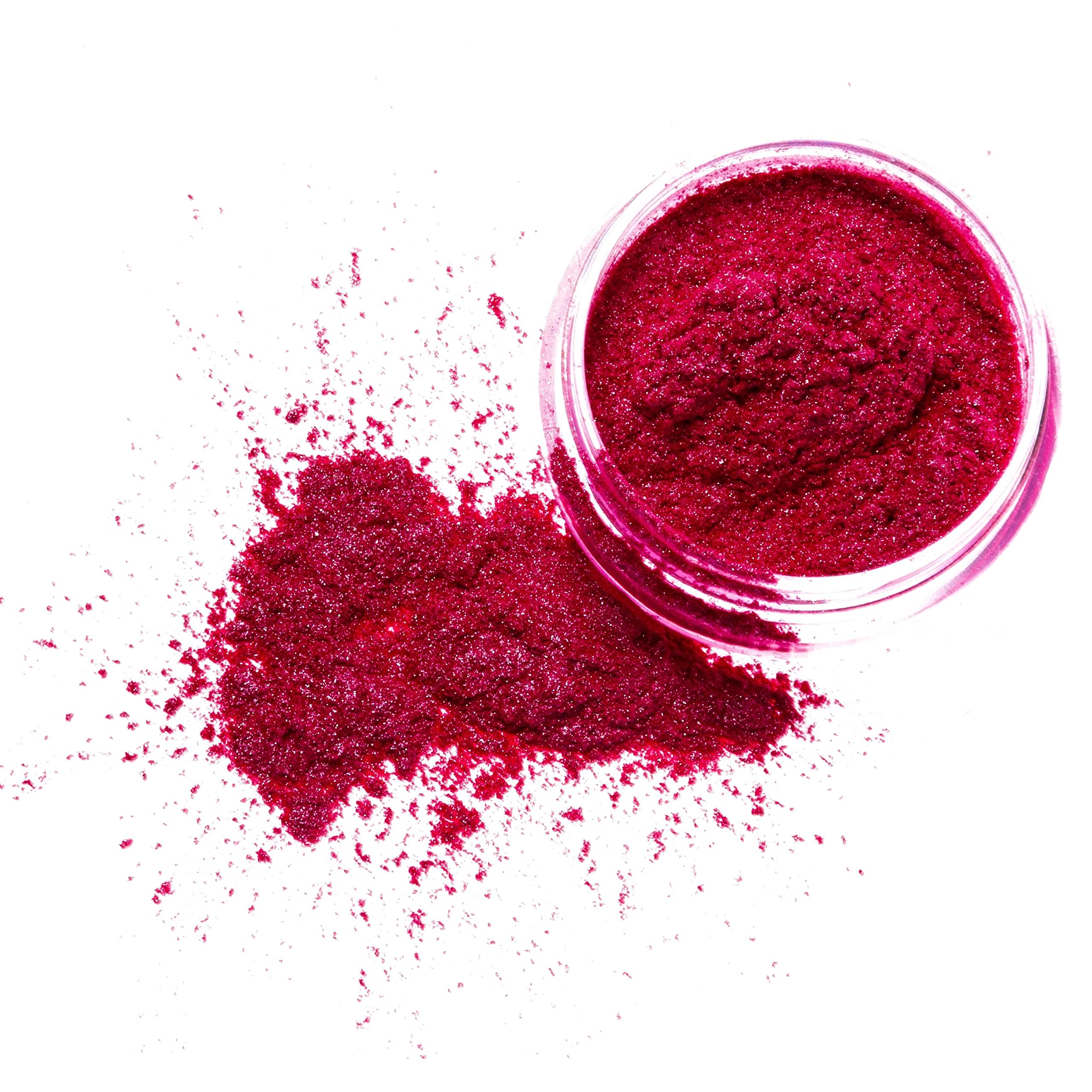 Light Rose Red Natural Mineral Mica Powder 0.42oz (12g) - Cosmetic Grade Pigment for DIY Makeup, Epoxy Resin, Nail Polish, Soap Making, Bath Bombs & Art Crafts | Perfect for Handmade Cosmetics, Resin Jewelry, Soap Coloring & Creative Projects