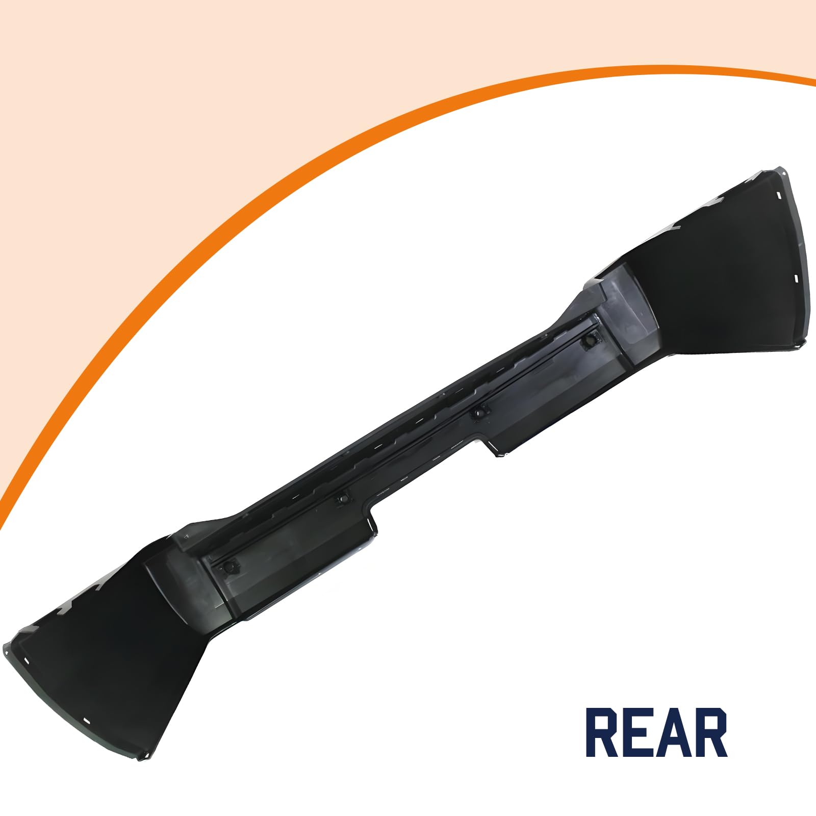 2006-2008 Jeep Commander Rear Bumper Cover with Trailer Hitch | CH1100868 5183506AA Replacement Part | Perfect for Off-Roading & Towing | Fits 4-Door SUV Models