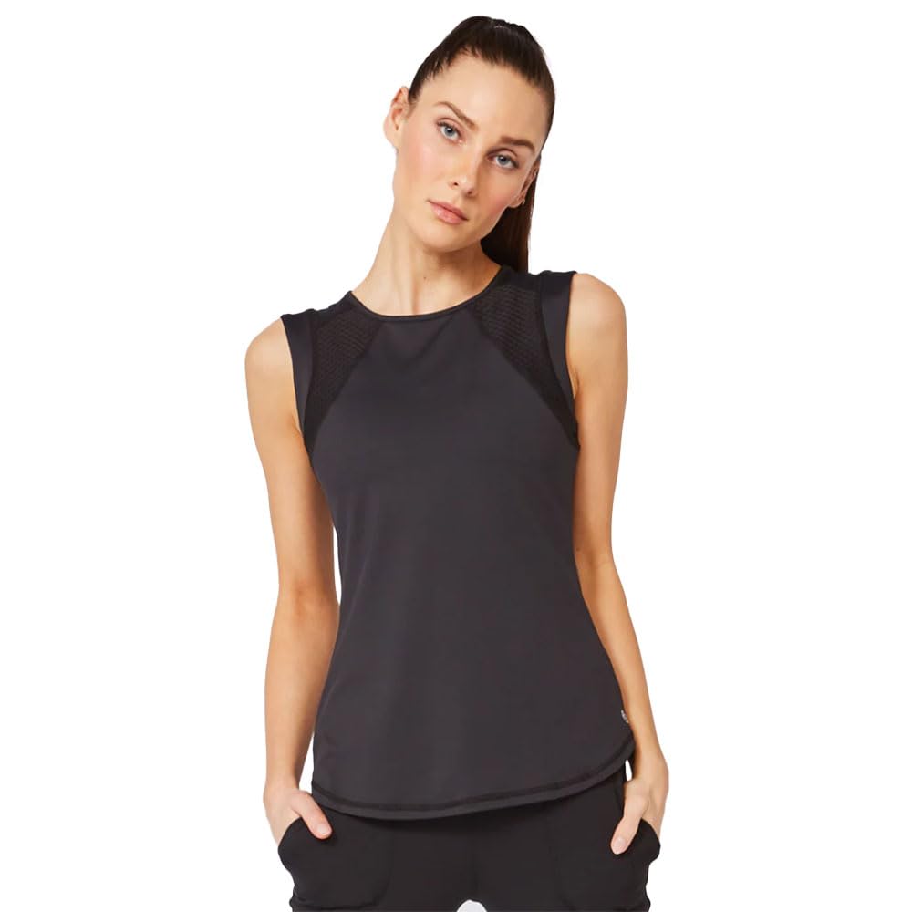 LIJA Women's Power Tennis Tank Top - Moisture-Wicking, Breathable & Quick-Dry Activewear for Tennis, Workouts & Gym Training