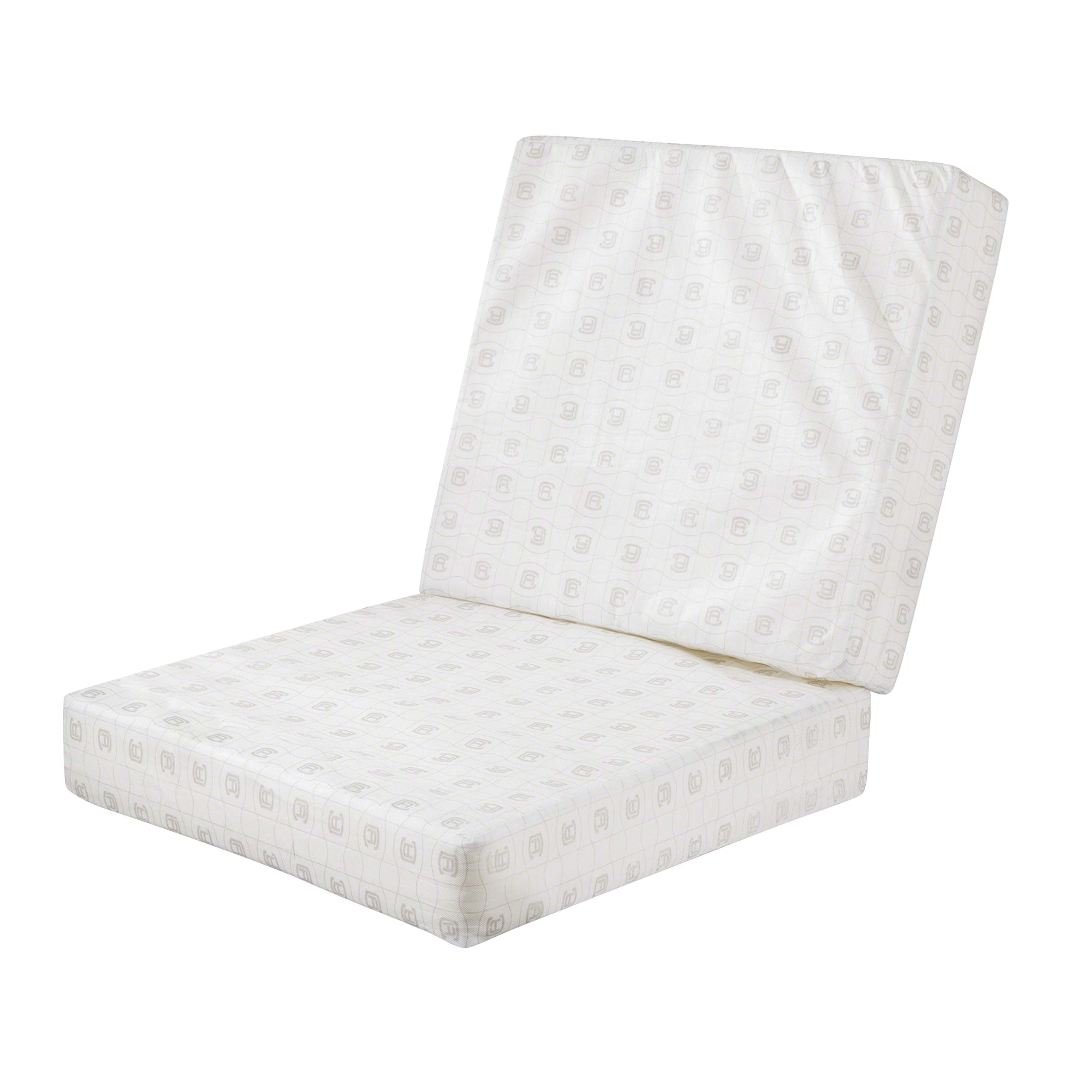 Montlake FadeSafe Water-Resistant Patio Cushion Set - Heather Henna, 44x20x3 Inch for Outdoor Chairs