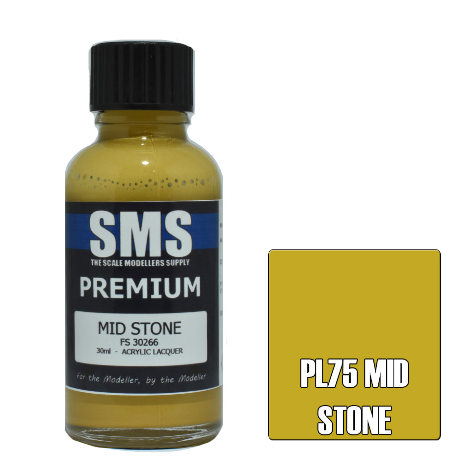 Premium 30ML Airbrush Paint - Mid Stone Acrylic Lacquer for Scale Modelers | High-Quality Hobby & DIY Craft Supplies | Perfect for Miniatures, Warhammer, and Model Kits