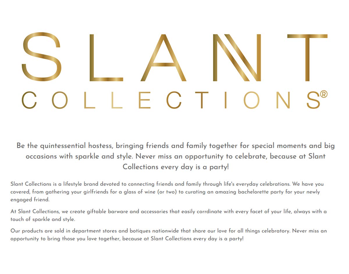Slant Collections Creative Brands 17-Ounce Tom Collins Cocktail Glass Set - Red & Gold Barware for Classic Cocktails, Home Bars & Entertaining - Perfect for Gin & Tonic, Mojitos & Refreshing Summer Drinks