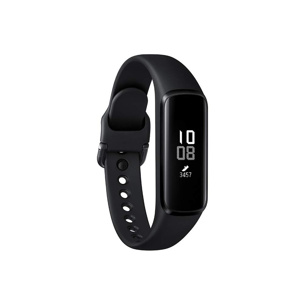 SAMSUNG Galaxy FIT E Fitness Tracker for Men & Women - Black, 0.74 Inch Display, French Version | Activity Monitor for Running, Swimming & Sleep Tracking