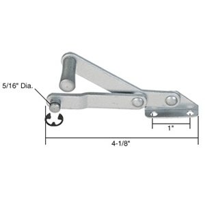 Right Hand Louver Window Operator - Heavy Duty Aluminum Window Opener for Casement & Awning Windows - Perfect for Home, Office & Commercial Use