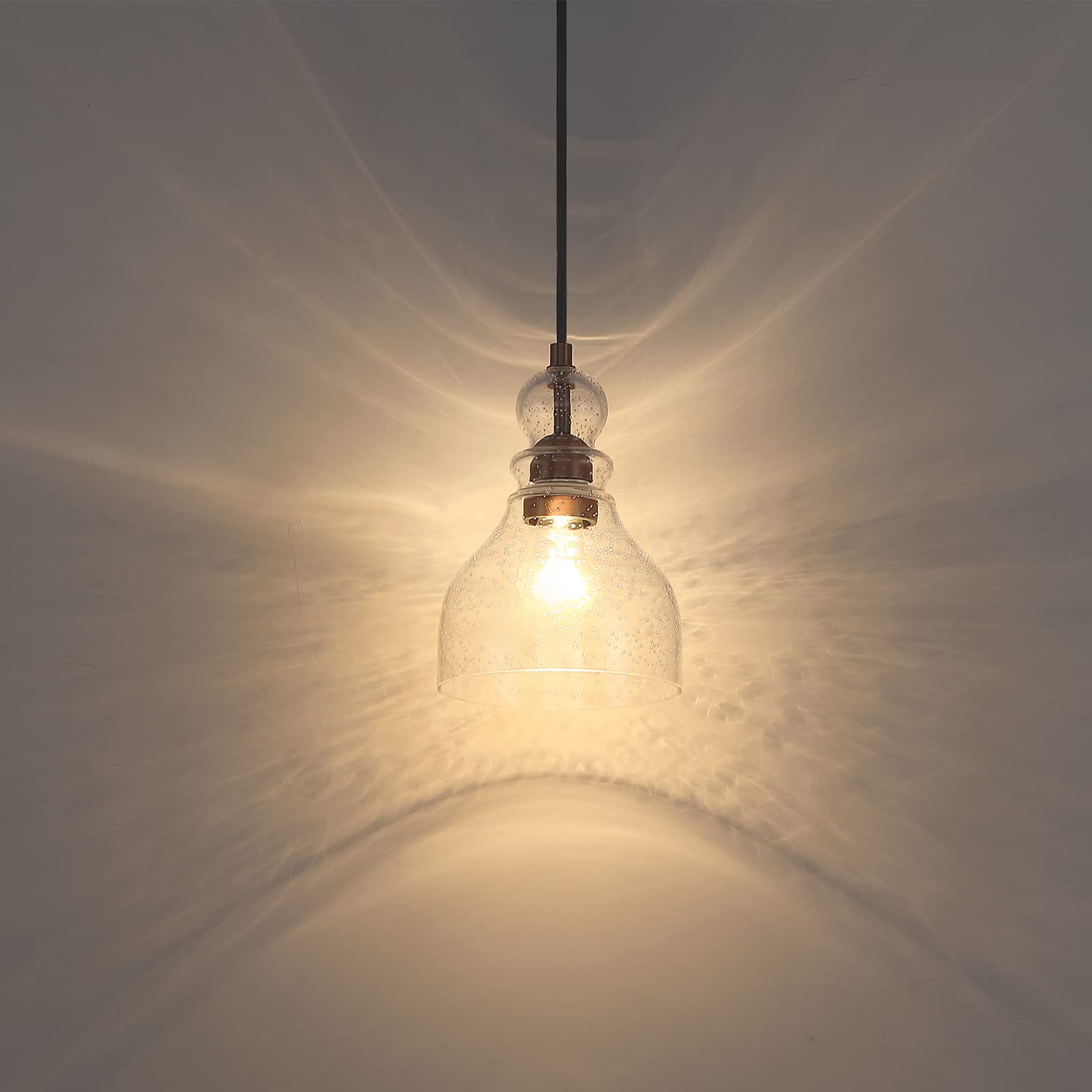 3 Pack Modern Industrial Farmhouse Pendant Light - 6.5