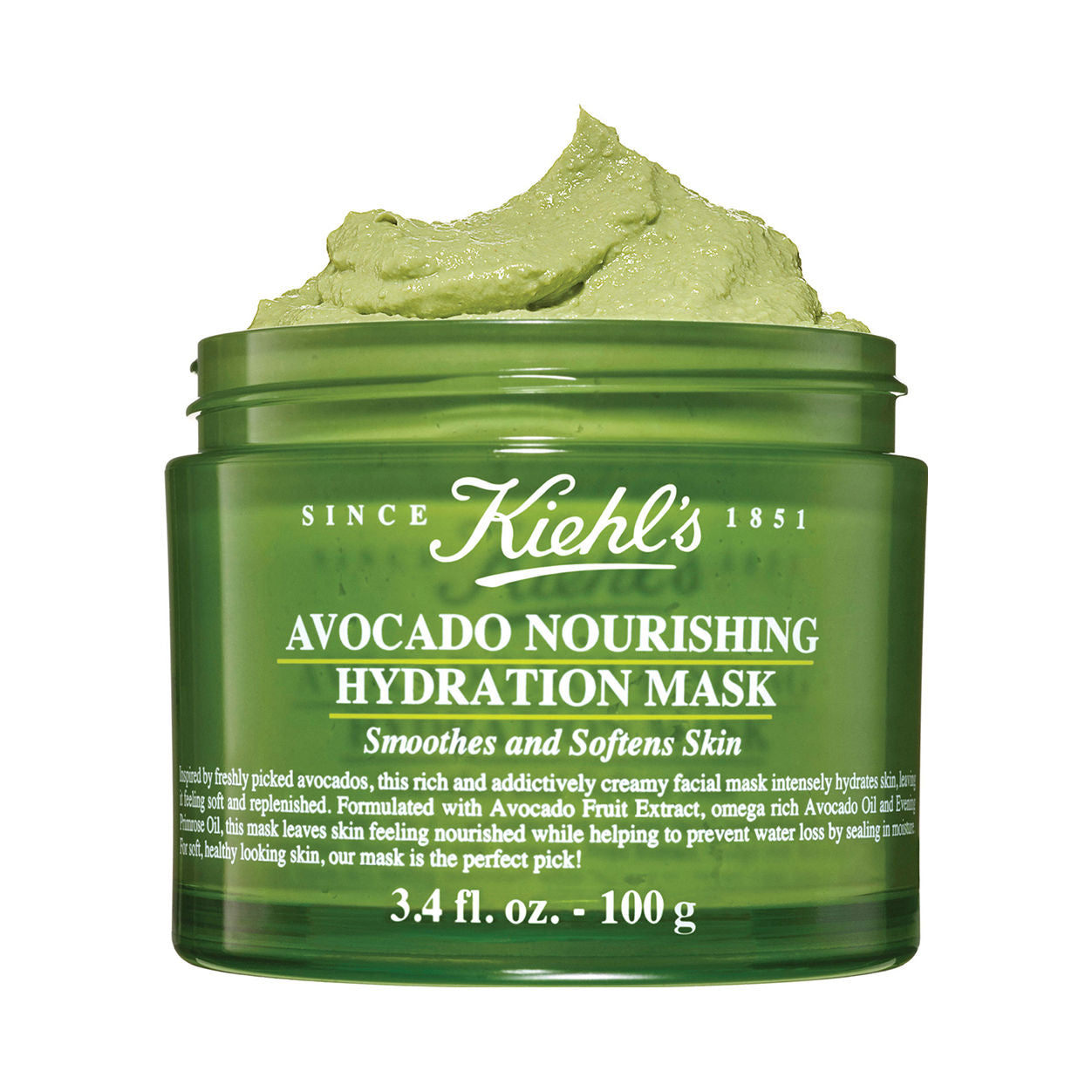 Avocado Nourishing Hydration Face Mask - Deep Moisturizing & Revitalizing for Dry Skin - Perfect for Nighttime Skincare Routine & Spa Days