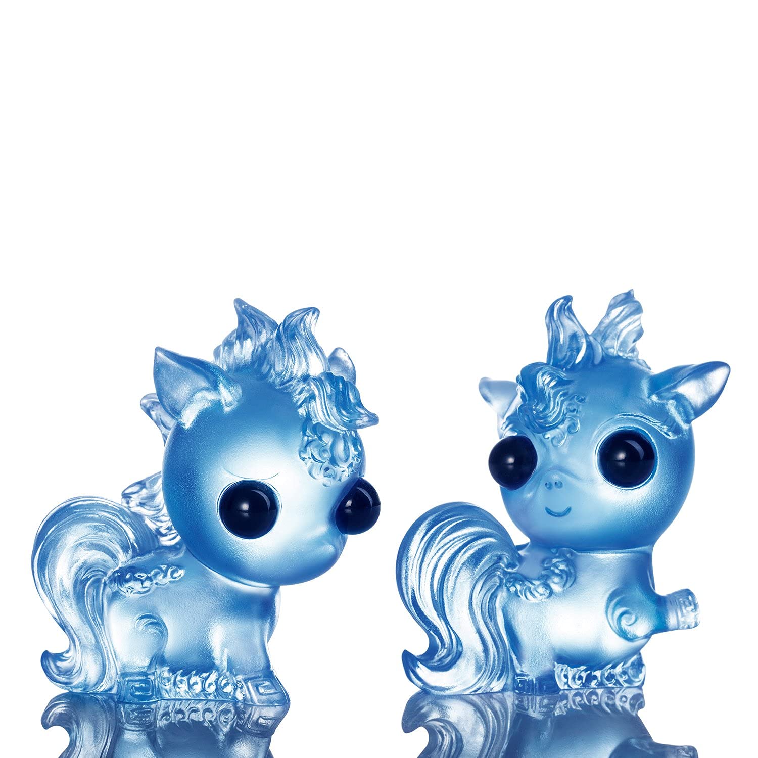 Year of The Horse Crystal Sculpture - Handcrafted Zodiac Horse Figurine for Home Decor, Office Display & Chinese New Year Gifts