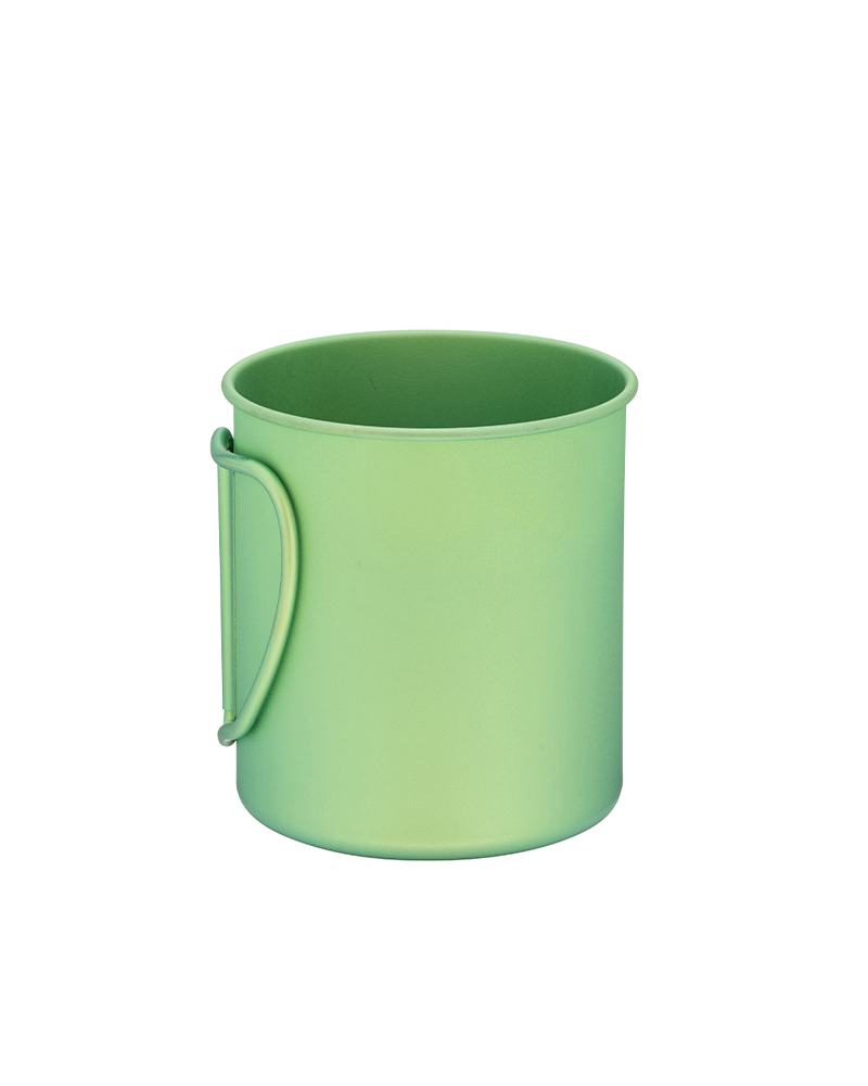 Premium Titanium Single Wall 450ml Camping Cup - Lightweight & Durable for Outdoor Adventures, Hiking, and Travel