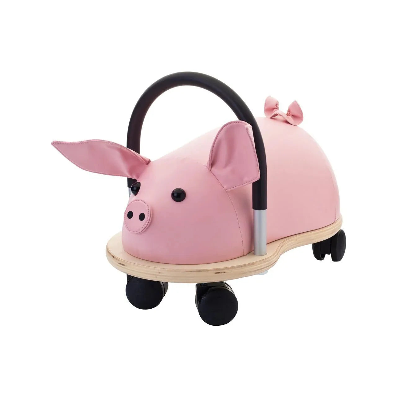 Wheelybug Small Pig Ride-On Toy for Kids - Fun and Safe Push Bike for Indoor & Outdoor Play - Perfect for Toddlers' Early Learning and Balance Development