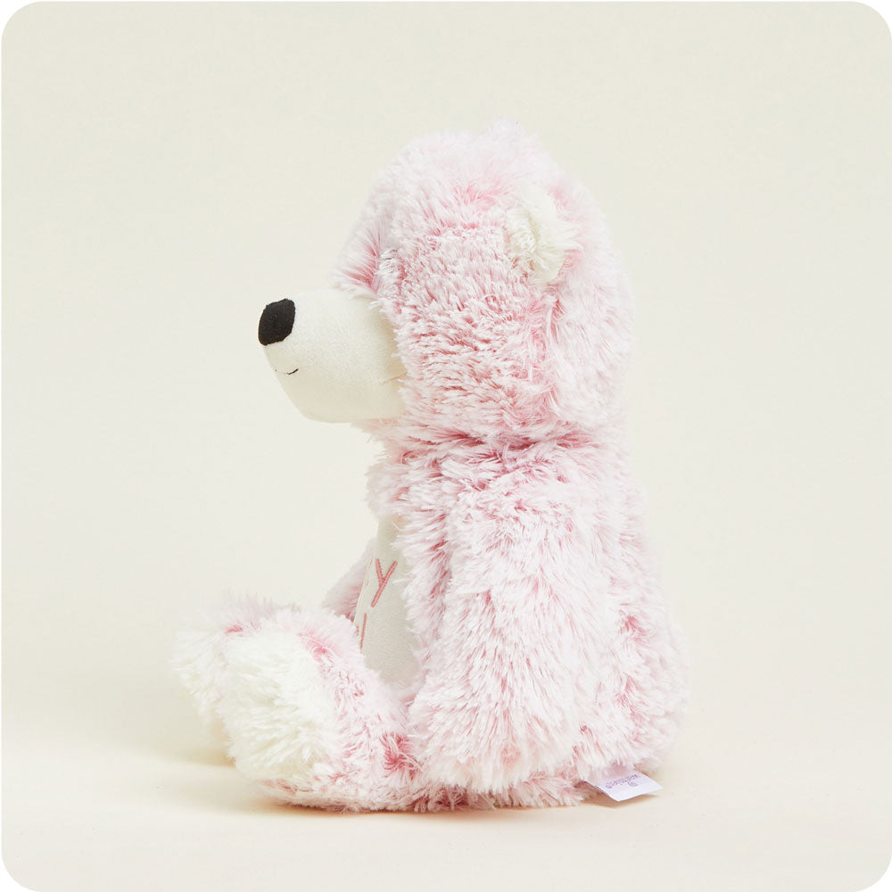 Adorable Baby Girl Bear Warmies - Soft & Cozy Plush Stuffed Animal for Toddlers & Infants - Perfect for Cuddling, Naptime & Playtime