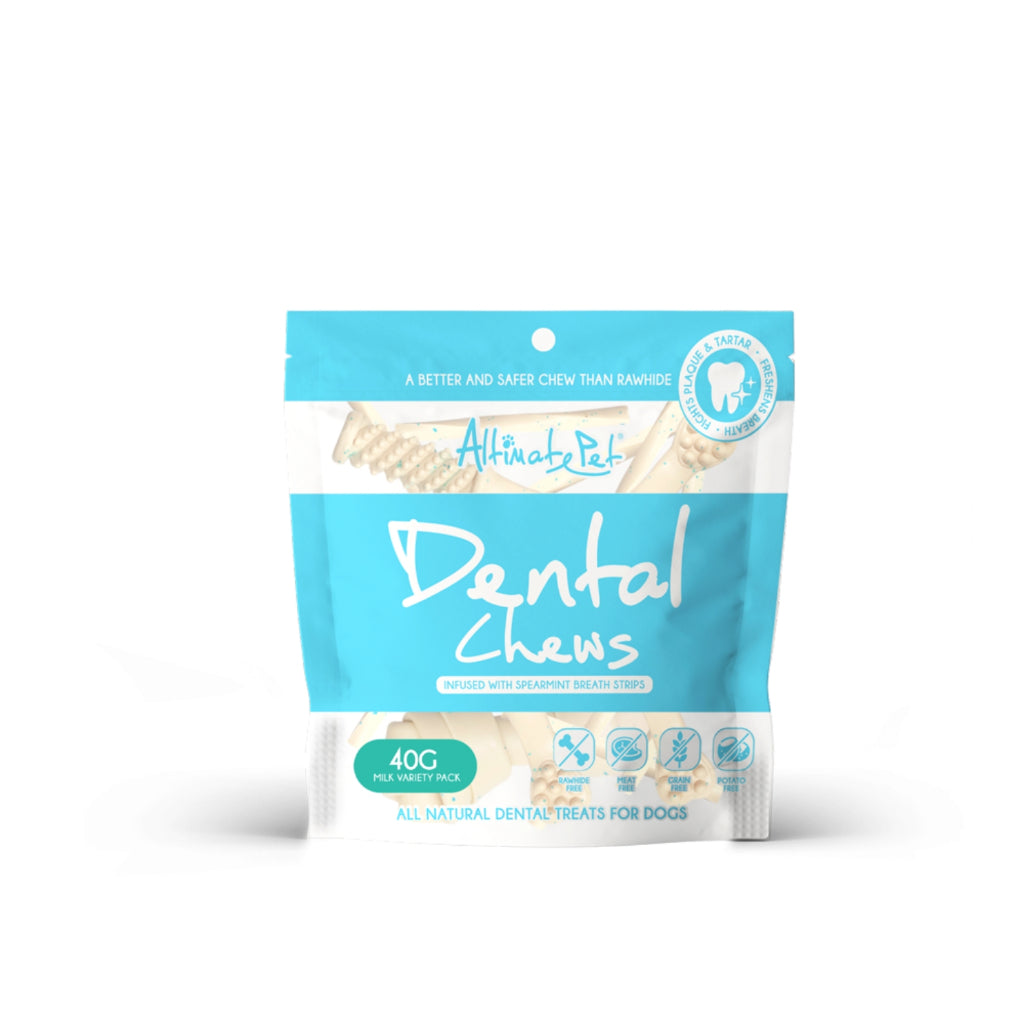 Altimate Pet Dog Dental Chew 150g - Natural Milk Mint Cranberry Flavor Dental Treats for Dogs | Fights Plaque & Tartar | Healthy Teeth & Fresh Breath | Perfect for Daily Oral Care & Training Rewards