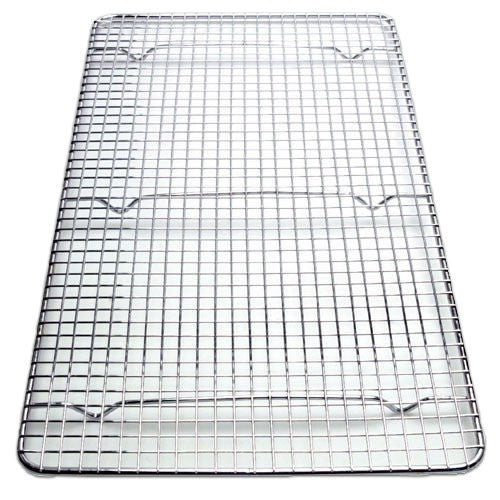 733664 Half-Size Pan Grate - 16.5 x 12 Inches - Heavy Duty Commercial Kitchen Baking Rack for Oven, Grill & Food Service - Perfect for Restaurants, Bakeries & Catering Businesses