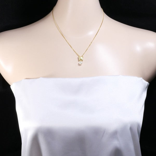 18K Yellow Gold Pearl Necklace for Women - Elegant & Timeless Jewelry Gift for Anniversary, Wedding, Birthday | Perfect for Formal Events & Special Occasions