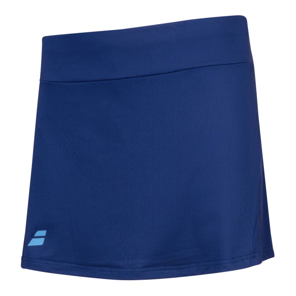Babolat Women's Tennis Skirt - Navy Blue Athletic Skirt with Built-in Shorts for Comfort & Performance | Perfect for Tennis, Pickleball & Gym Workouts