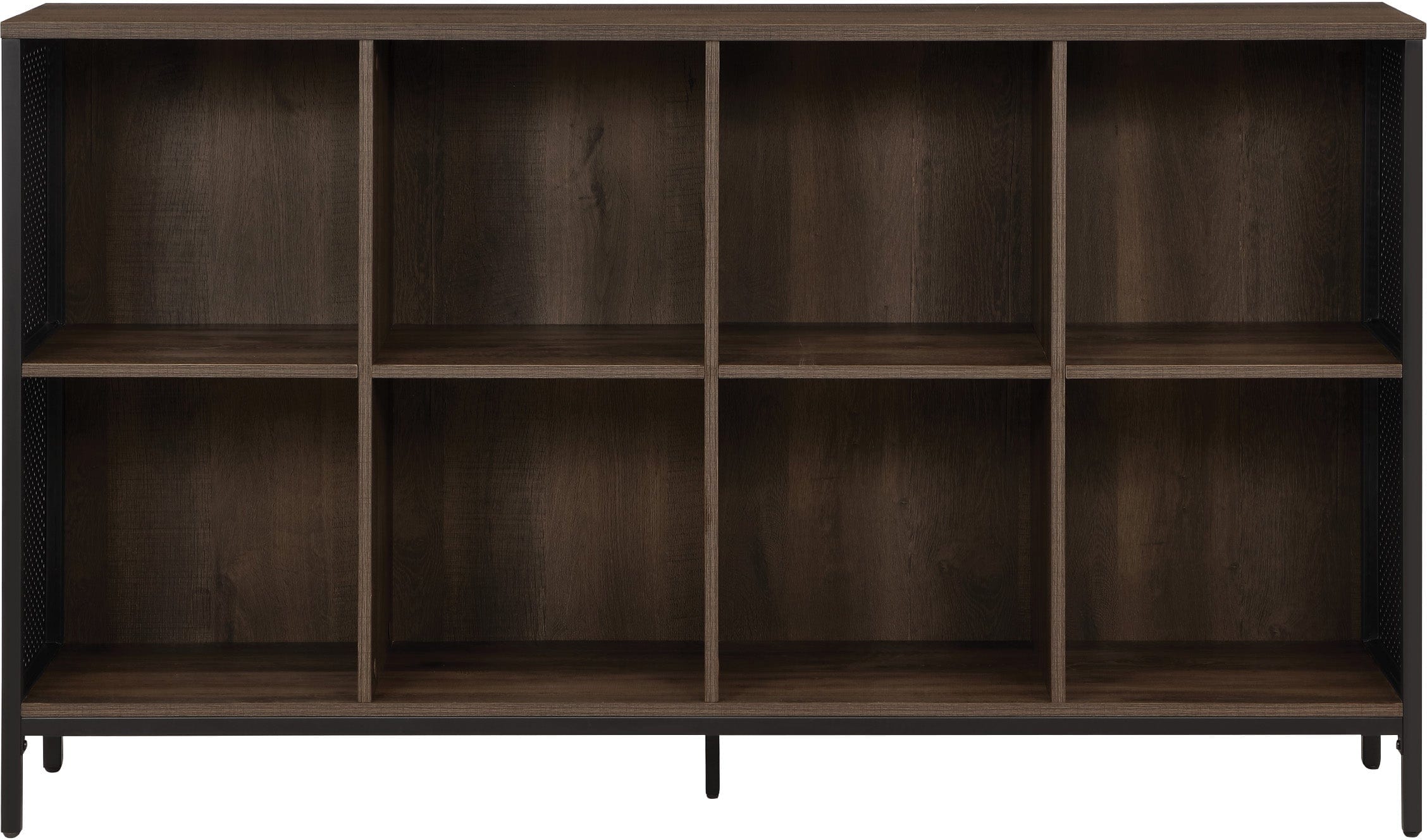 Office Star Ace 8 Cube Bookcase Storage Organizer - Modern Bookshelf for Home & Office - Perfect for Storing Books, Toys, Decor & Office Supplies [AC8CB]