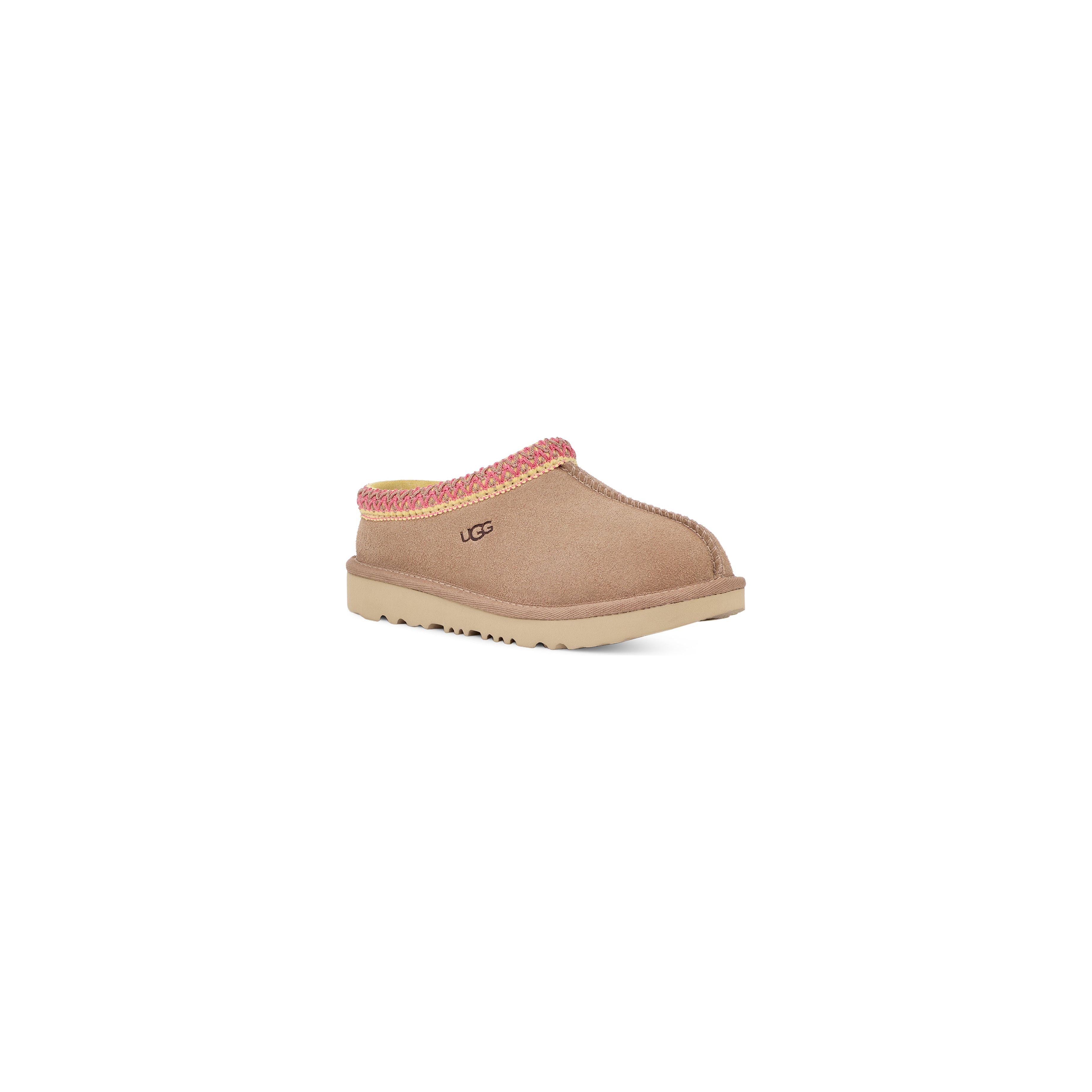 UGG Kid's Tasman II Slipper in Beachwood - Cozy House Shoes for Boys & Girls - Perfect for Indoor Comfort, Winter Warmth & Casual Wear