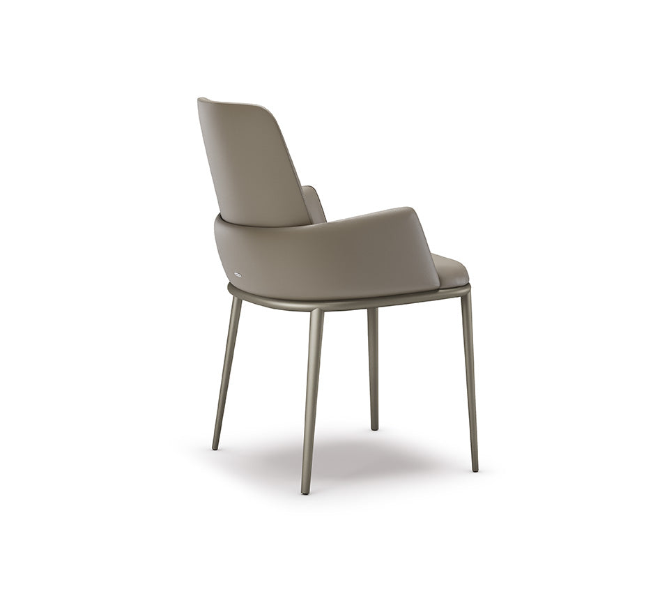 BELINDA ML Armchair - Modern Accent Chair for Living Room, Bedroom & Office - Comfortable Upholstered Lounge Chair with Wooden Legs - Perfect for Relaxing, Reading & Decorating