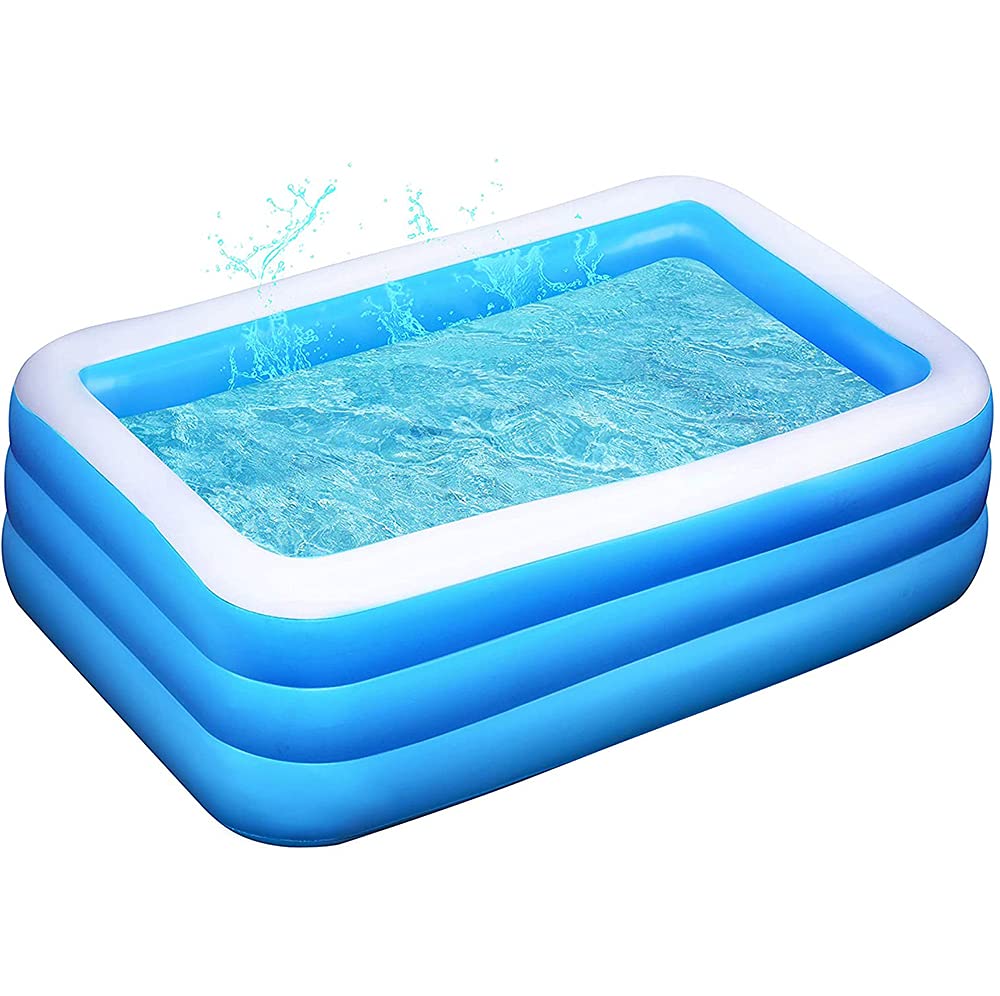 Best Inflatable Swimming Pool for Kids & Adults - Large Family Lounge Pool for Outdoor, Garden, Backyard - Perfect for Summer Fun, Baby Play & Relaxation