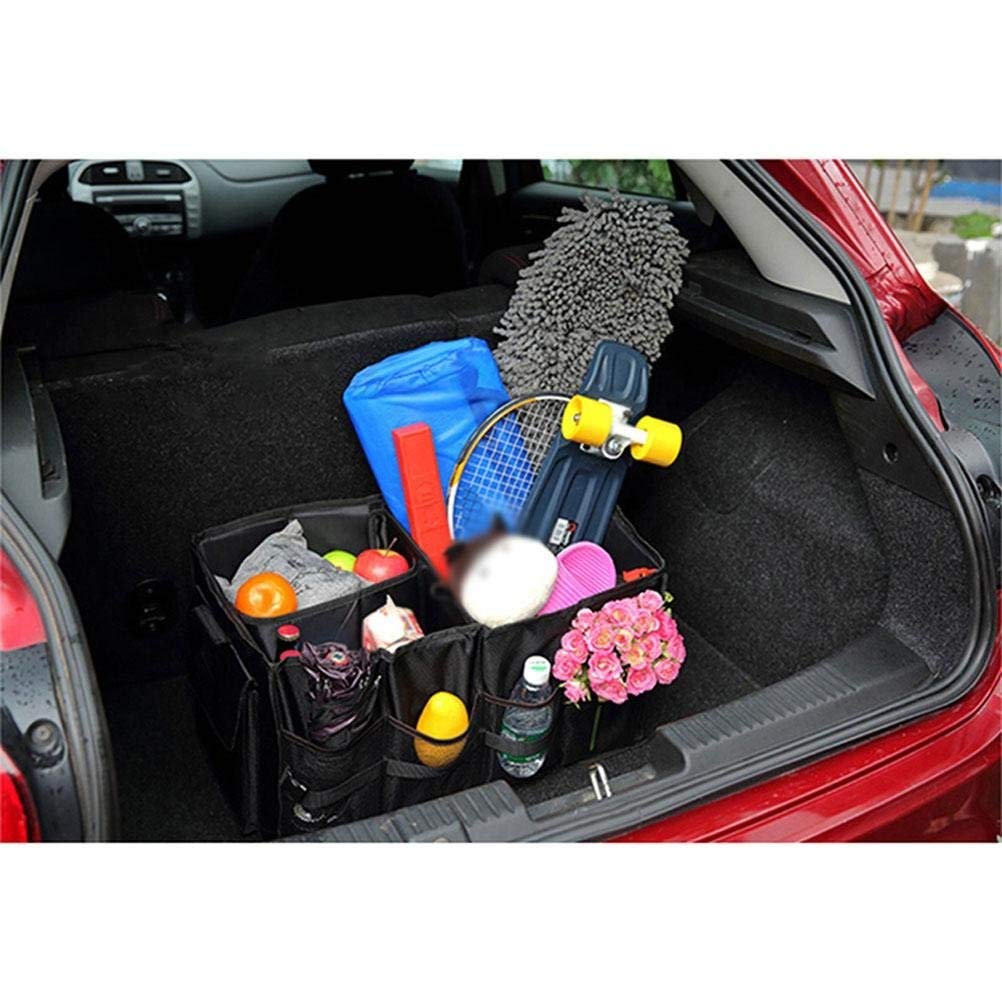 Foldable Car Trunk Organizer with Reinforced Handles - Washable Storage Solution for SUV, Sedan & Minivan - Perfect for Groceries, Travel Gear & Sports Equipment Organization