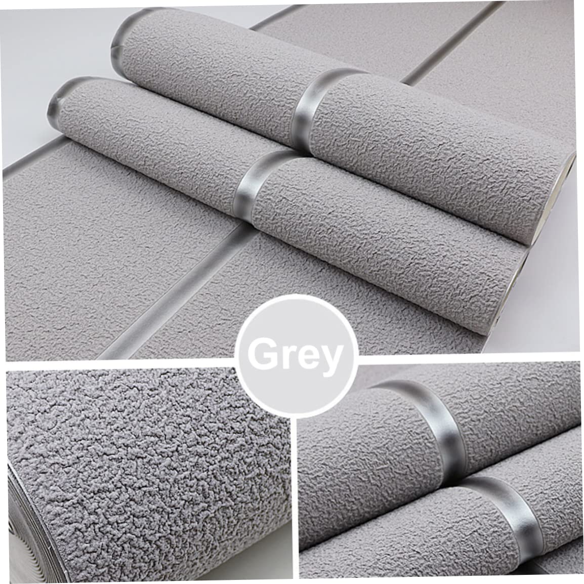 Non-Woven 3D Deer Leather Pattern Wallpaper - Waterproof Kitchen Wallpaper & Living Room Wall Decoration | Perfect for Home Renovation, Apartment Decor, and Accent Walls