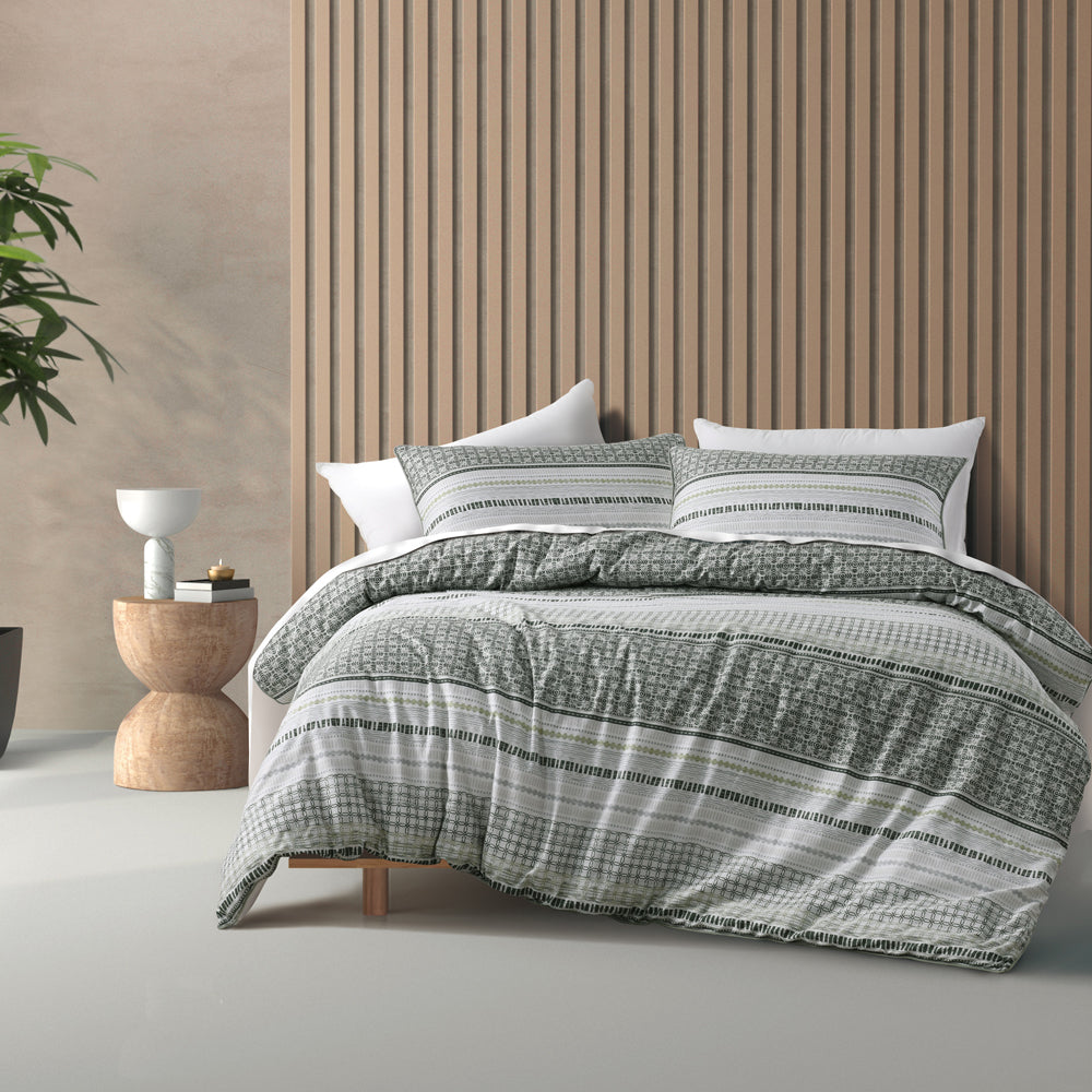 Premium Drake Green Quilt Cover Set - King Size Bedding with Soft Fabric | Perfect for Master Bedroom, Guest Room & Cozy Home Decor