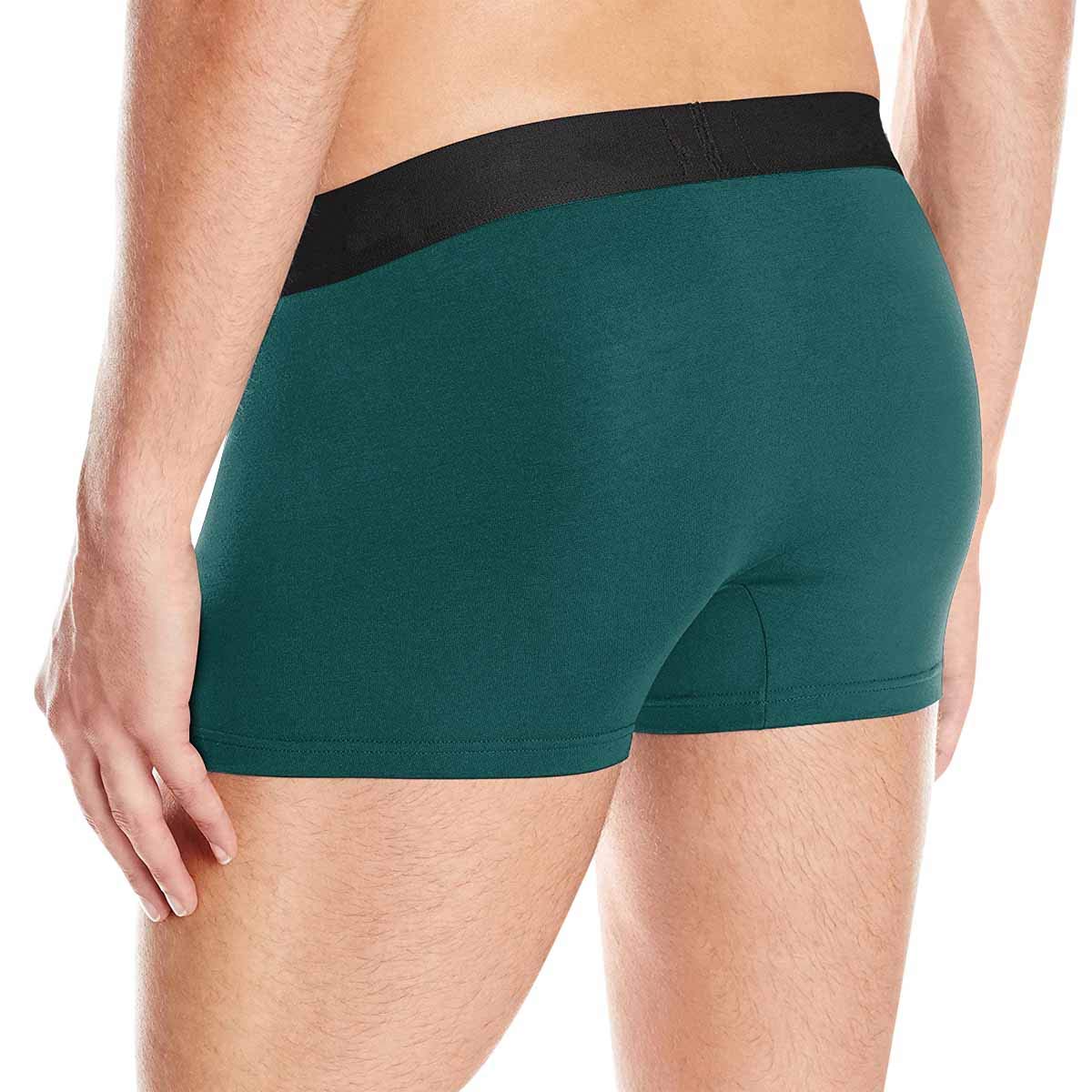 Custom Printed Boxer Briefs with Wife's Face & Lips - Personalized Men's Underwear - Black Couple Gift for Anniversary, Valentine's Day & Romantic Occasions