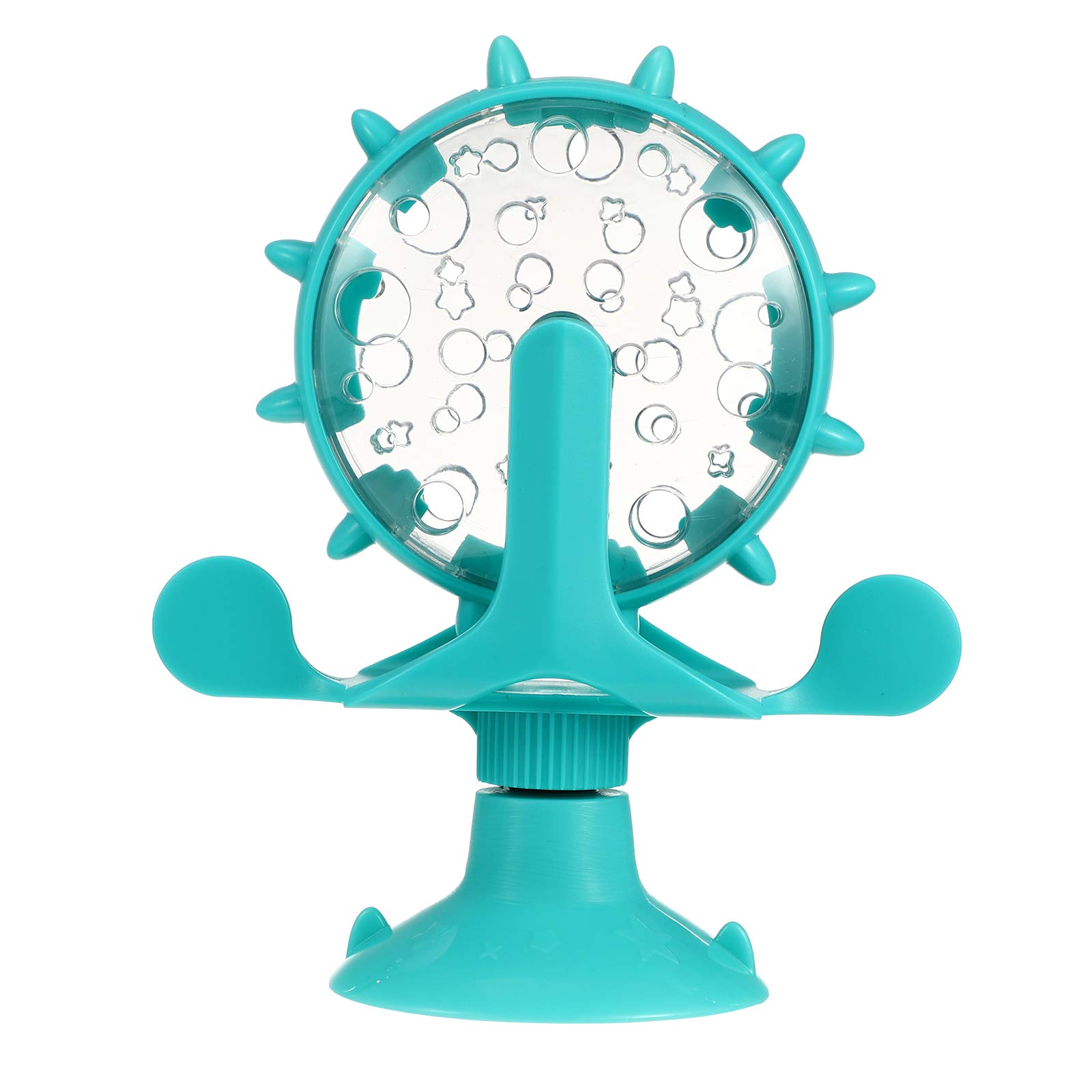Interactive Slow Feeder Cat & Puppy Bowl - Windmill Design Food Dispenser for Portion Control - Perfect for Mealtime Enrichment & Preventing Bloat in Pets