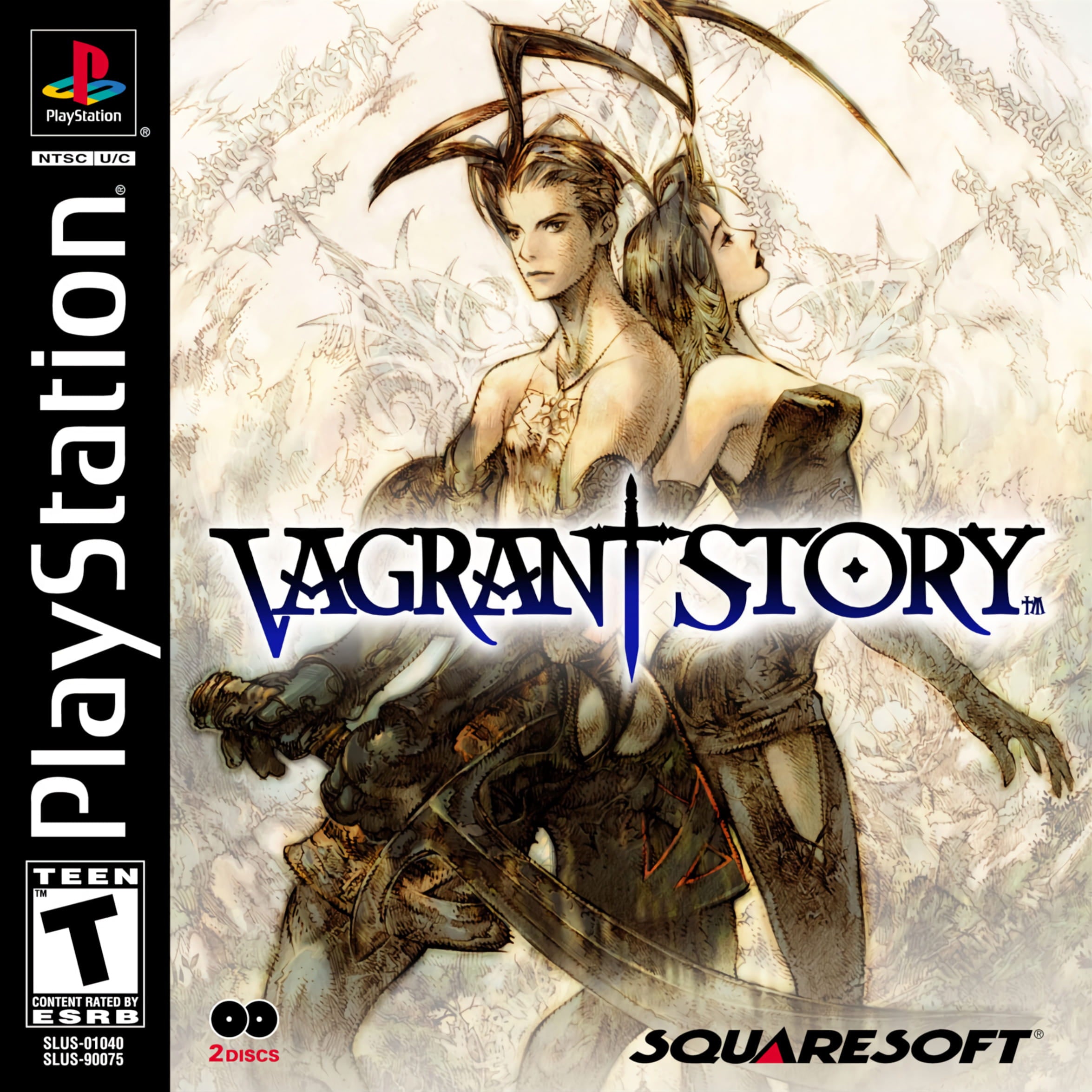Used Vagrant Story PlayStation Video Game - Classic RPG Adventure for PS1 - Perfect for Retro Gaming & Collectors