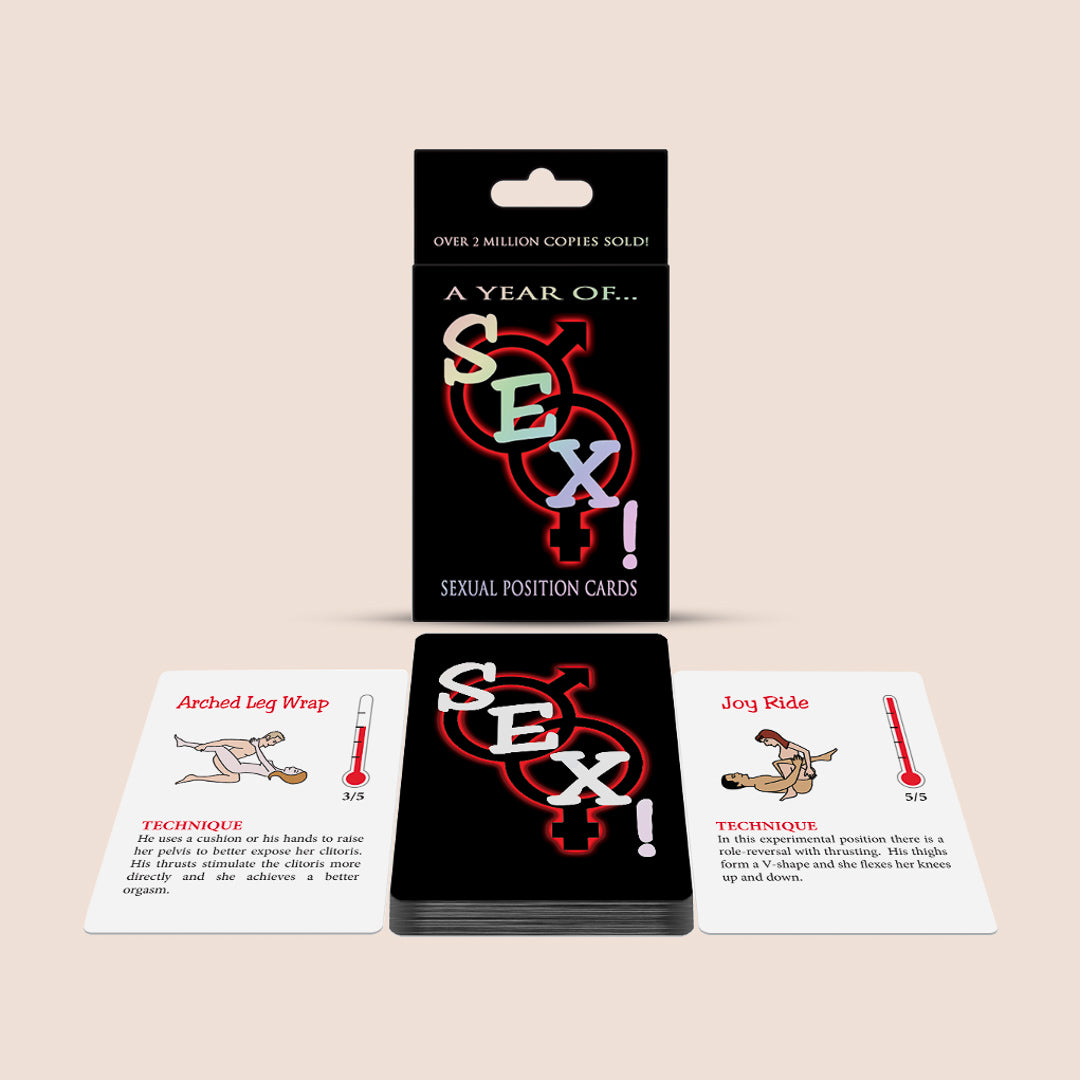 Kheper A Year Of... Sex! - Fun & Intimate Adult Card Game for Couples - Perfect for Date Nights, Anniversaries & Romantic Getaways