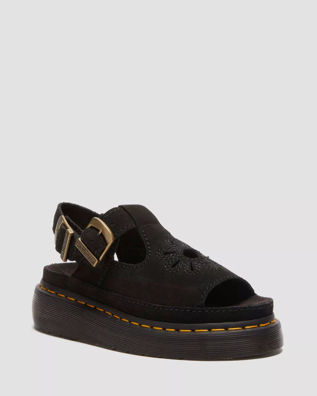 Dunnet Flower Butter Soft Black Leather Sandals for Women - Comfortable & Stylish Summer Casual Shoes for Beach, Travel, and Everyday Wear