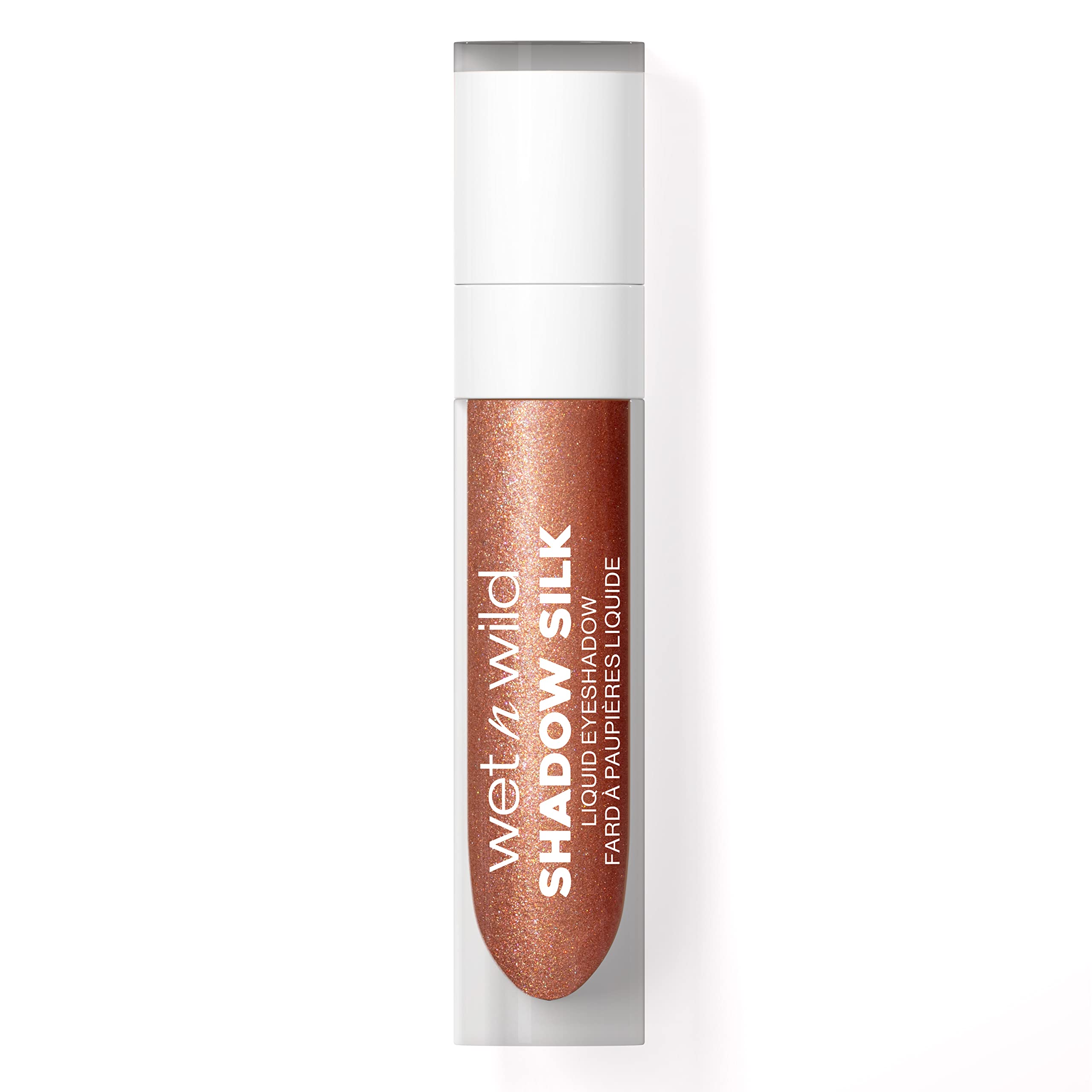 Wet n Wild Shadow Silk Liquid Eyeshadow in Heart of Rose Gold - Long-Lasting Shimmer & Glitter for Day & Night Makeup Looks