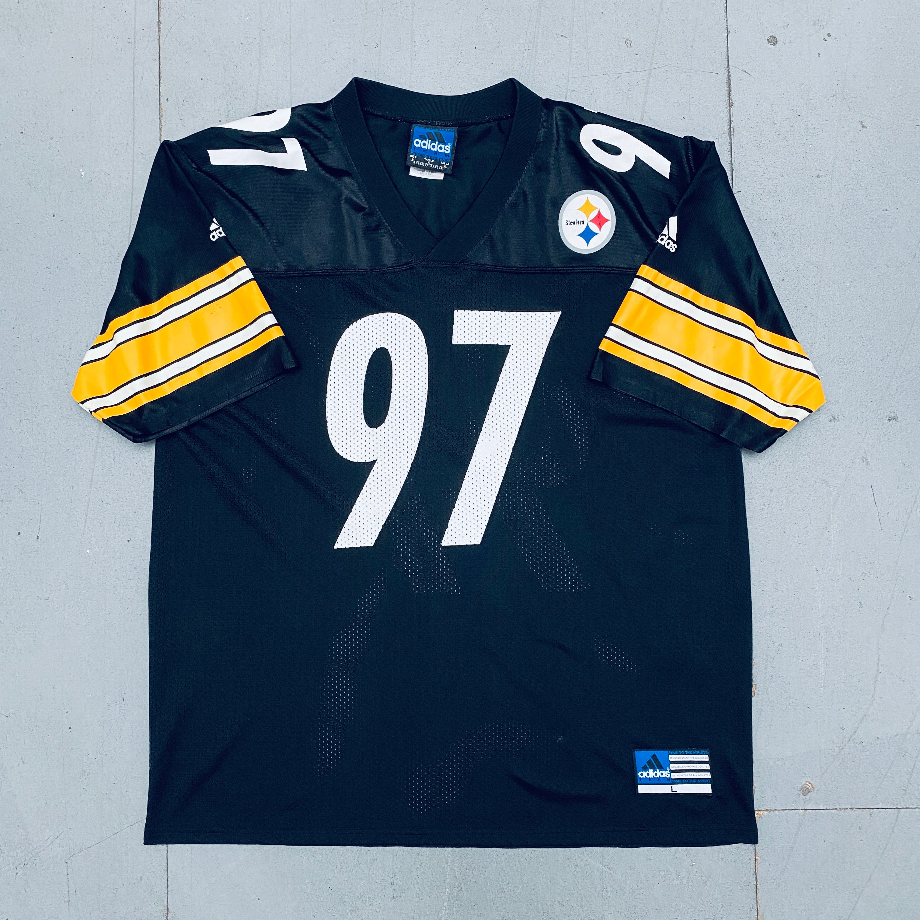 Pittsburgh Steelers Kendrell Bell 2001-02 Rookie Jersey (Large) - Authentic NFL Football Collectible for Fans & Sports Memorabilia Enthusiasts